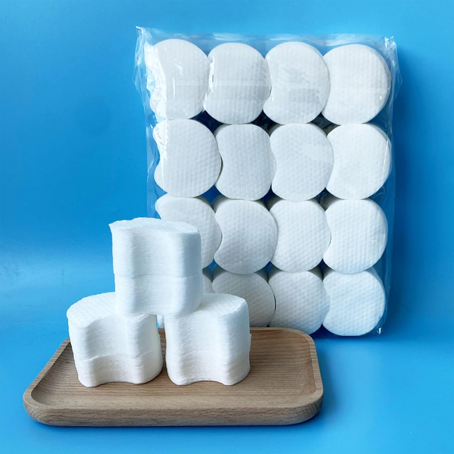 Cotton Pads for Face - Cotton Rounds for Face,Facial Tool Natural Soft Rounds for All Skin Types Home Travel Women Girls image number 3