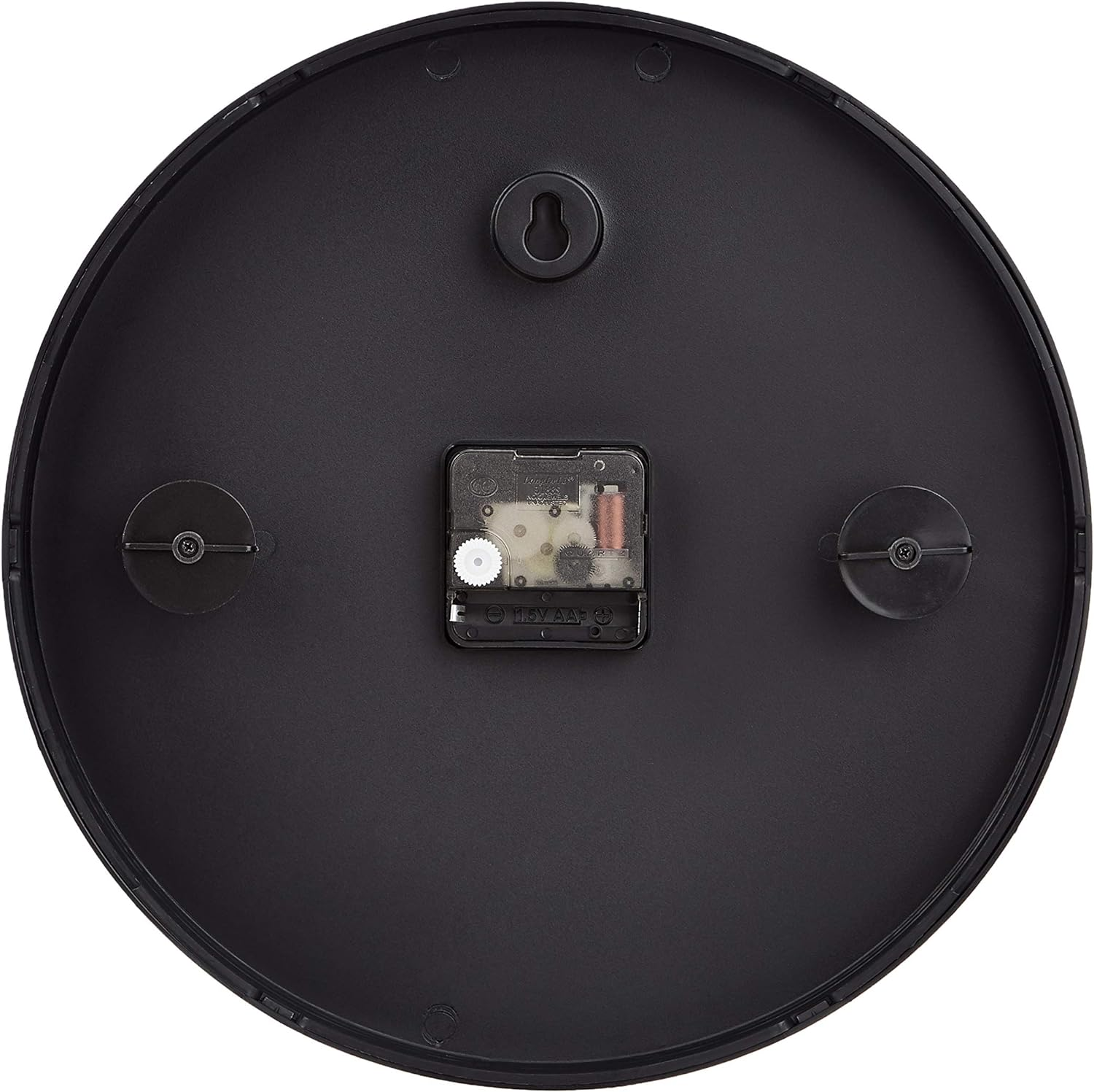 Amazon Basics 12" Traditional Wall Clock - Black image number 6