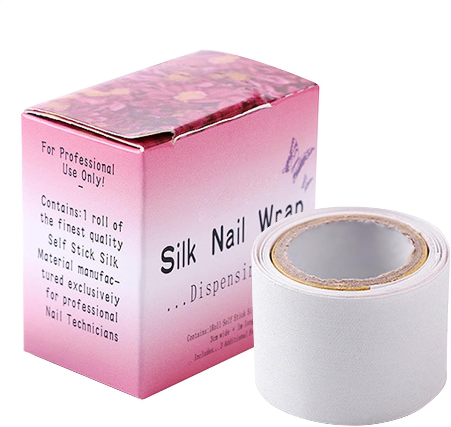 Silk Nail Film, Nail Art Protection, Nail Art Tool, Silk Nail Protection, Self-Adhesive Anti-Damage Nail Foil for UV Gel Acrylic Nail Art Extension, Nail Reinforcement Repair Tape image number 5