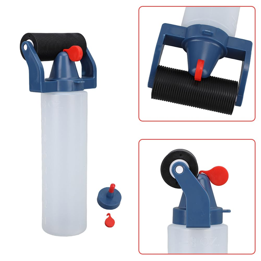 Glue Roller Applicator, Bottle Easy to Operate Precise Glue Coating Universal Wood Glue Applicator Set for Woodworking Efficient and Accurate Glue Dispensing Tool for Carpentry Pro image number 4