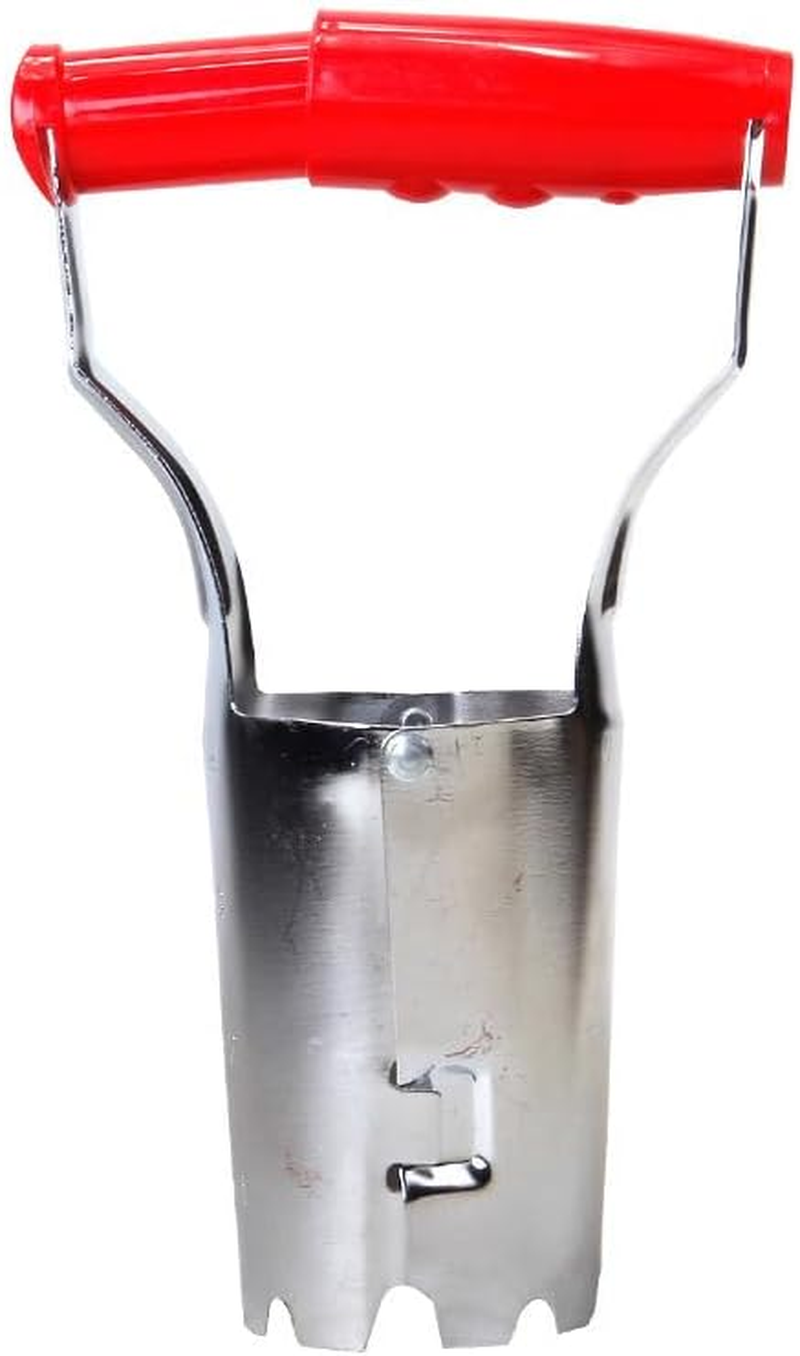 AIMALL Gardening Seedling Lifter Transplanter Tool &ndash; 8.7In Durable Zinc-Plated Iron Tool with Comfortable Plastic Handle for Vegetable and Flower Planting