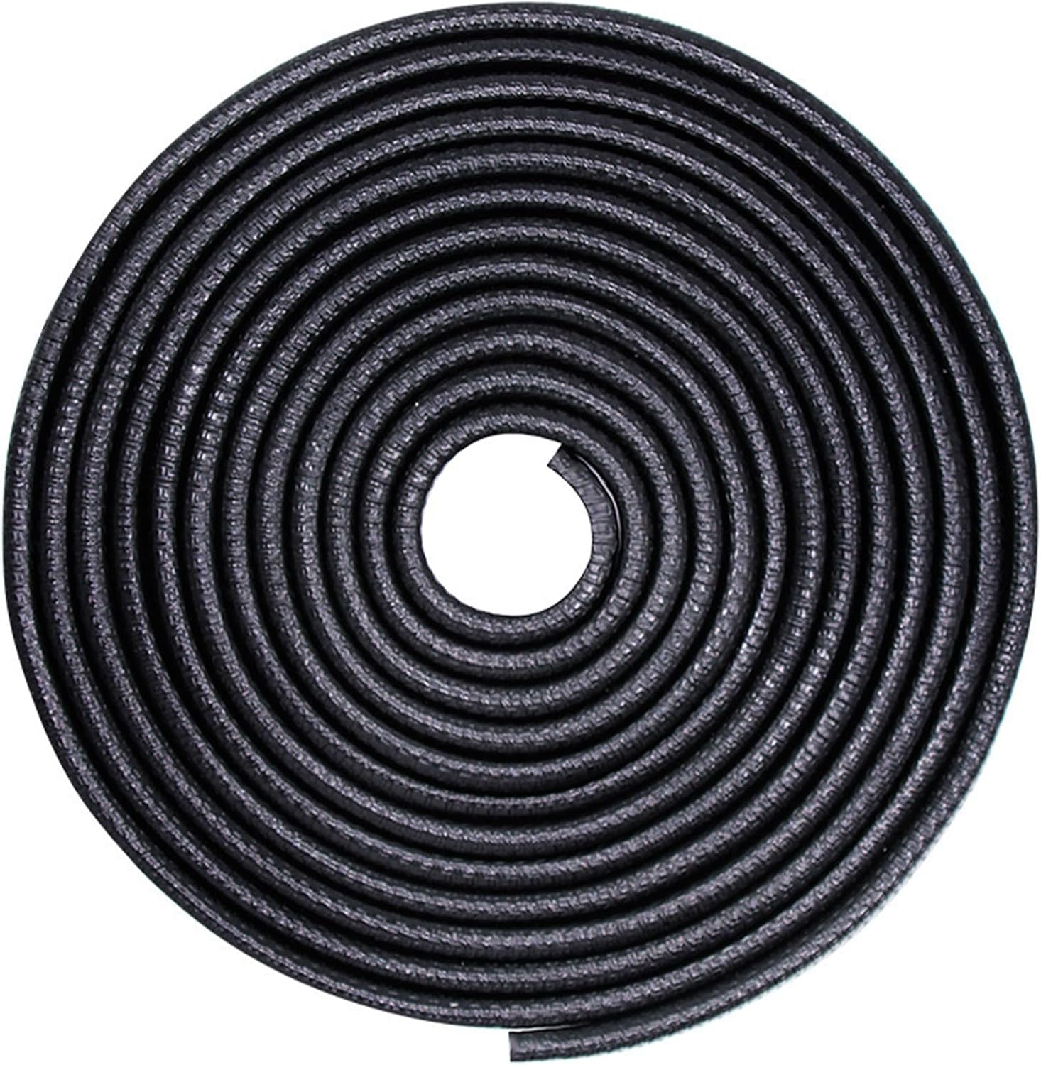 5M Universal Car Door Edge Guards, U-Shape Car Door Edge Seal Protector Strip, Invisible Design Automotive Door Trim Strip, Auto Door Edge Guards for Cars Bread Car Sedans Trucks SUV Pickup (BK) image number 2