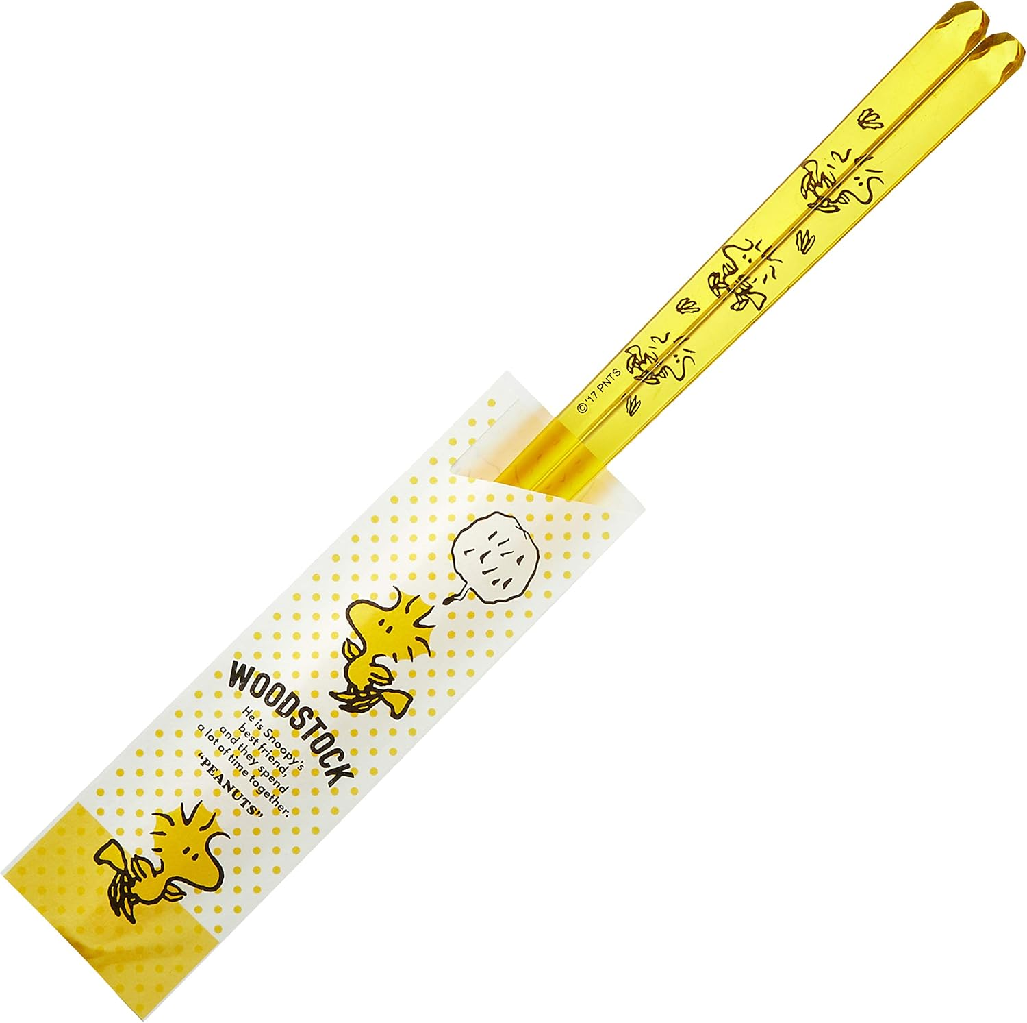 Kaneshotouki Peanuts Snoopy Color Face Halo Clear Chopsticks 402521