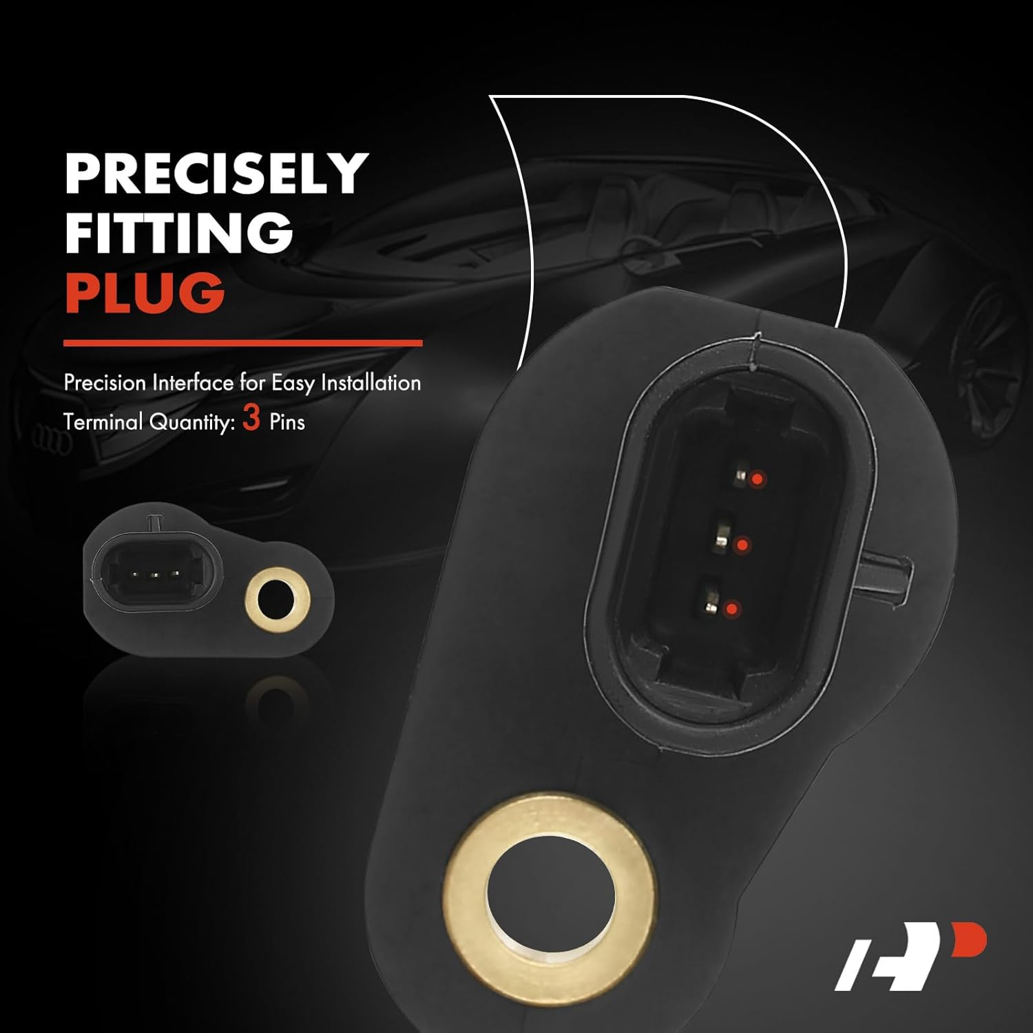 A-Premium Engine Crankshaft Position Sensor Compatible with Chevrolet Colorado 2008-2012 Express Silverado Savana Sierra 2010-2016 Canyon H3 image number 2