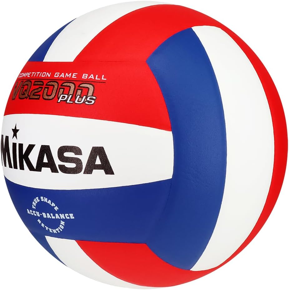 Mikasa VQ2000 Micro Cell Volleyball - Columbia Blue ,Navy ,White image number 3
