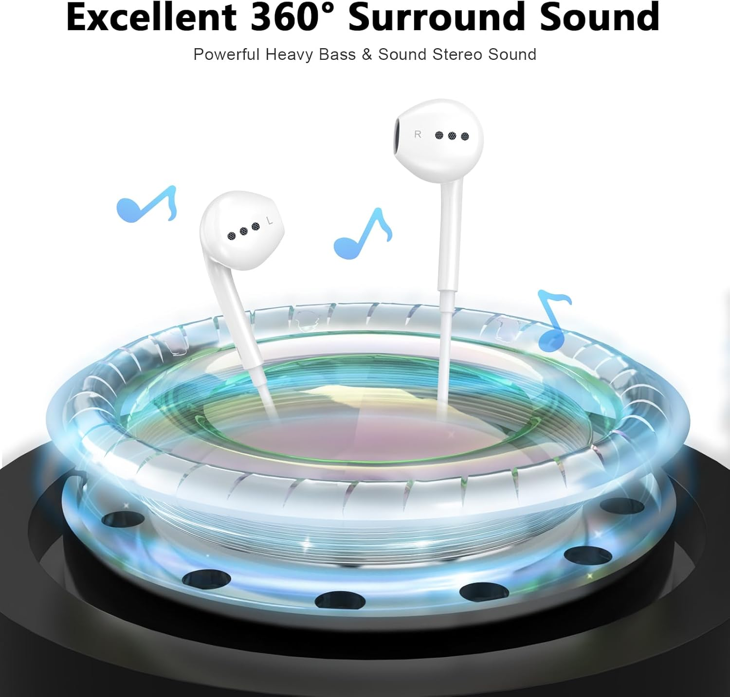 2 Pack USB C Headphones for Iphone 17 16 15, Type C Earphones with Microphone & Remote Control Noise Cancelling Wired Earbuds USB C for Iphone 17 16 15 Pro Max, Ipad Pro, Galaxy S25 S24, Pixel 9/8/7