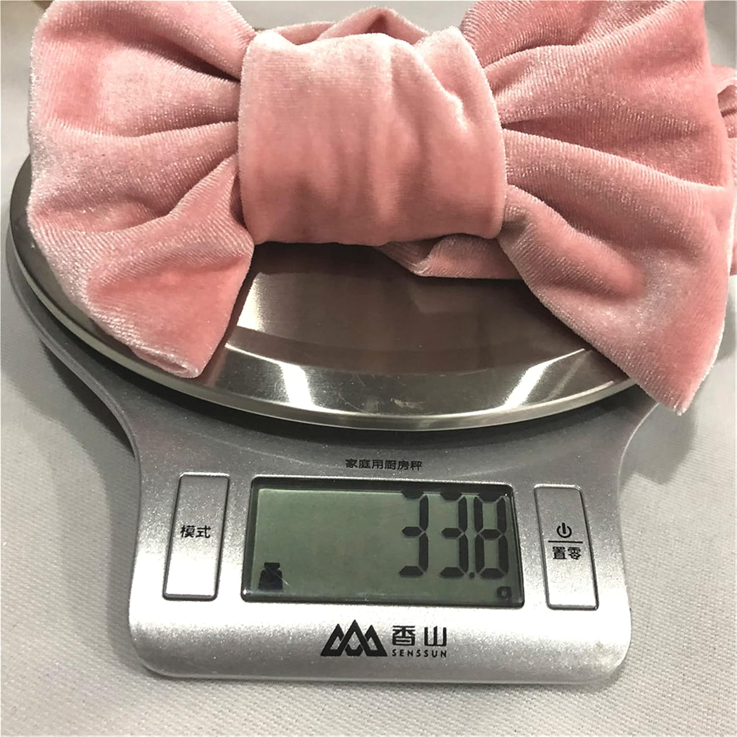 Volksrose Handmade Velvet11Colors/Set Hair Ties Big Bow Knotted Headbands Stretch Hairbands Baby Girls Soft Cute Headbands Headwear Hair Accessories for Baby Girl Holiday Headpieces