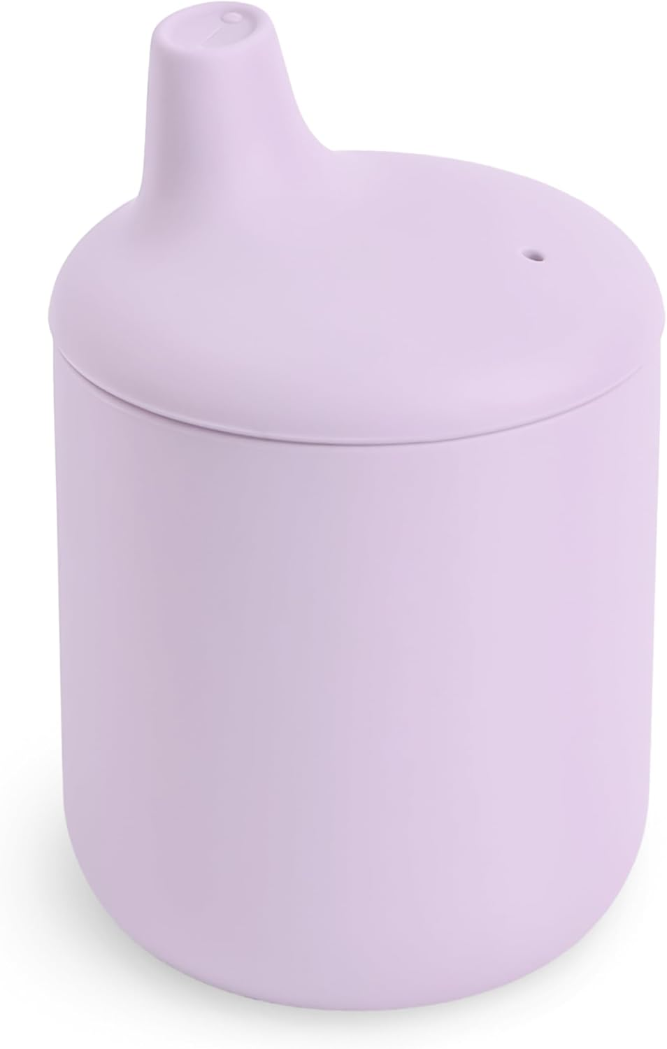 Mushie Silicone Sippy Cup | Baby Sippy Cup 6+ Months First Cup | Capacity: 175 Ml | Removable Lid | Material: Food Grade Silicone | Dishwasher & Microwave Safe (Soft Lilac)