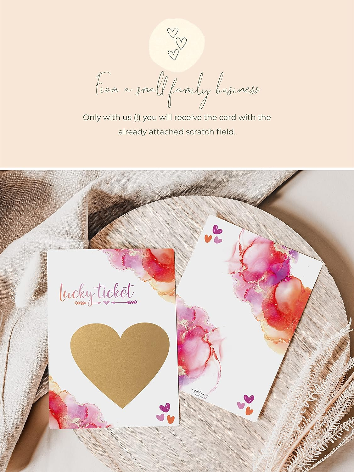 Joli Coon Pregnancy Announcement Scratch Card - You Are Going to Be Grandparents - Baby Announcement with Envelope - Dream