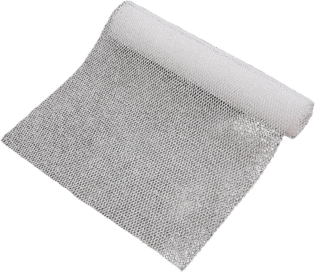 Eigell Nylon Net Bath Washcloth Gentle Exfoliating Easy Maintenance Quick Drying Deep Cleaning for Men, Women Body Scrubber, Beige - Blue image number 6