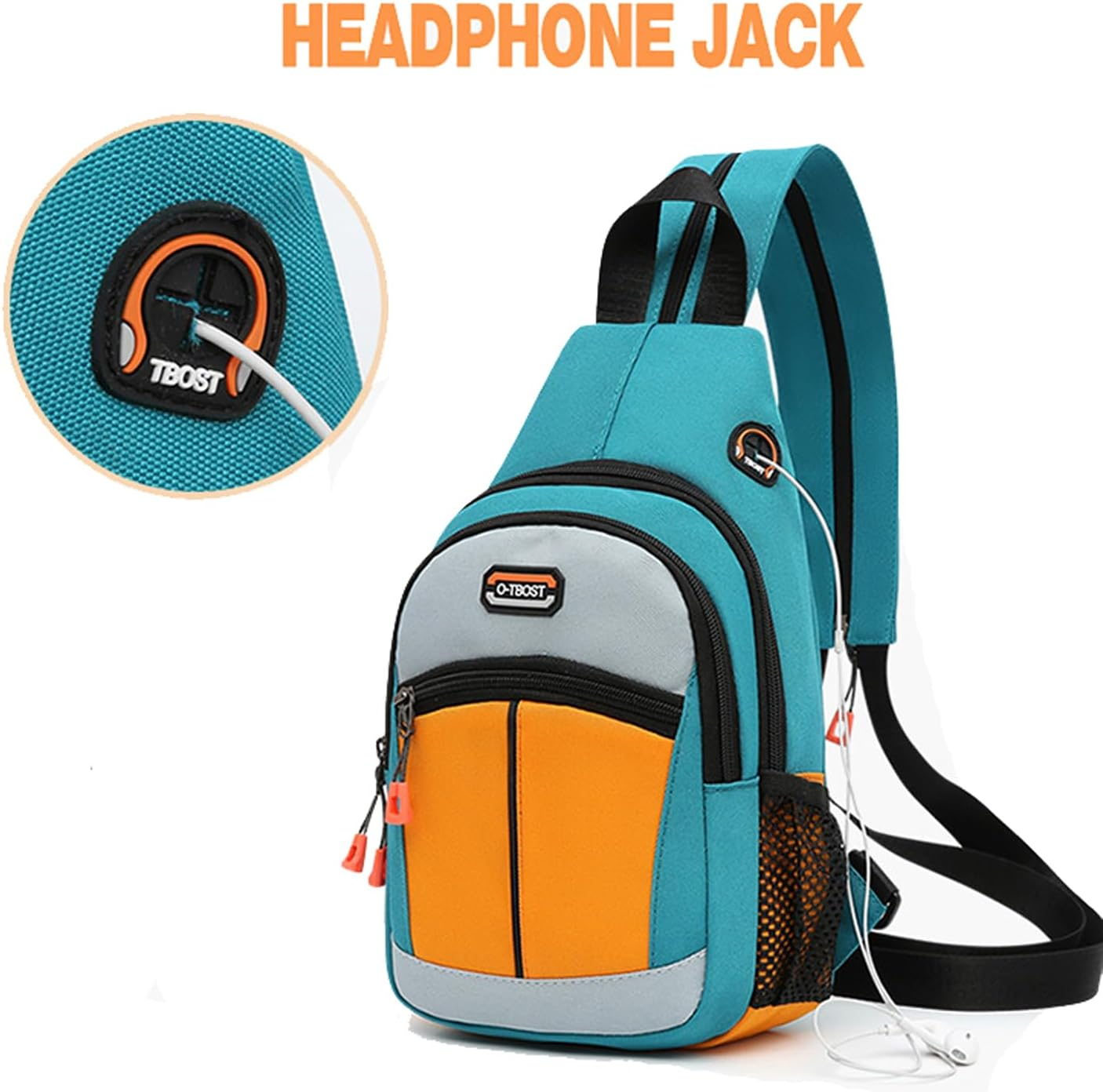 O-TBOST 3 Ways Backpack Purse for Women Convertible Sling Crossbody Bag Waterproof Travel Daypack - Beige image number 4