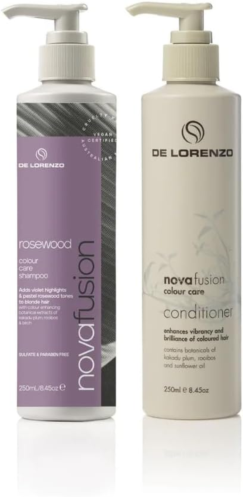 De Lorenzo Rosewood Shampoo Conditioner 250Ml Duo