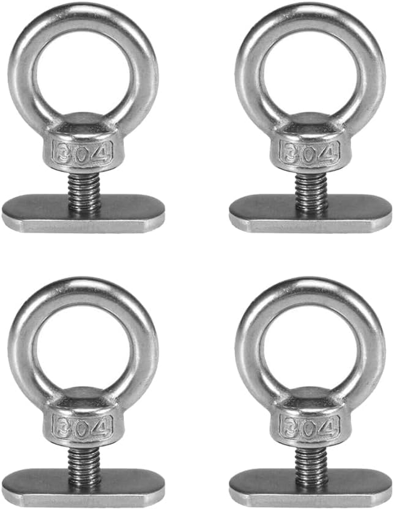 Limcryspp 4 Eye Bolt Tie down Roof Rack Fix the 4WD Awningcompatible with Multiple Racks image number 1