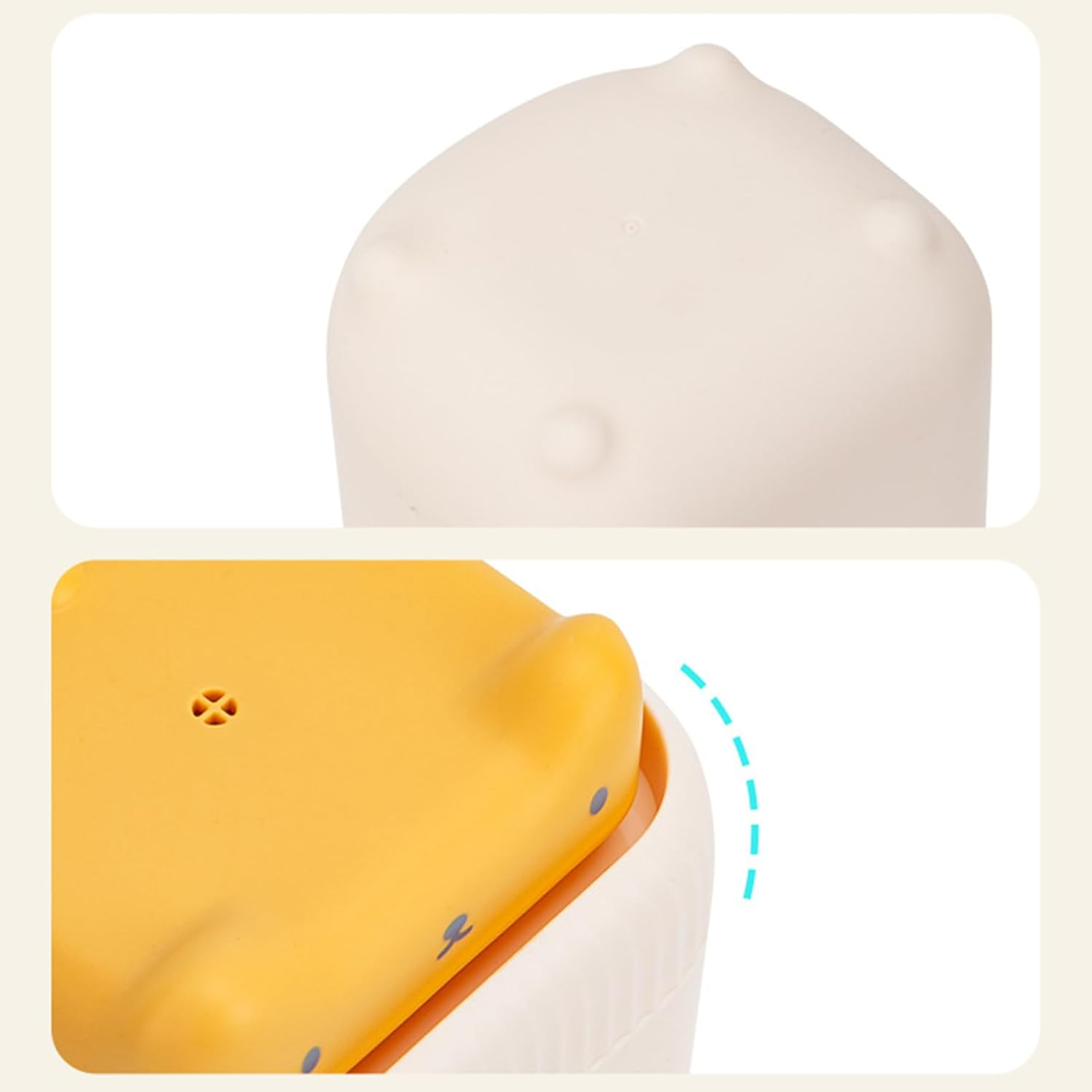 Foam Soap Dispenser,Reusable Cat Shape Container | Liquid Foam Shampoo Soap Dispenser | for Kitchen Sink Countertop Toilet Shampoo Wash Detergent Home Commercial Hotel image number 2