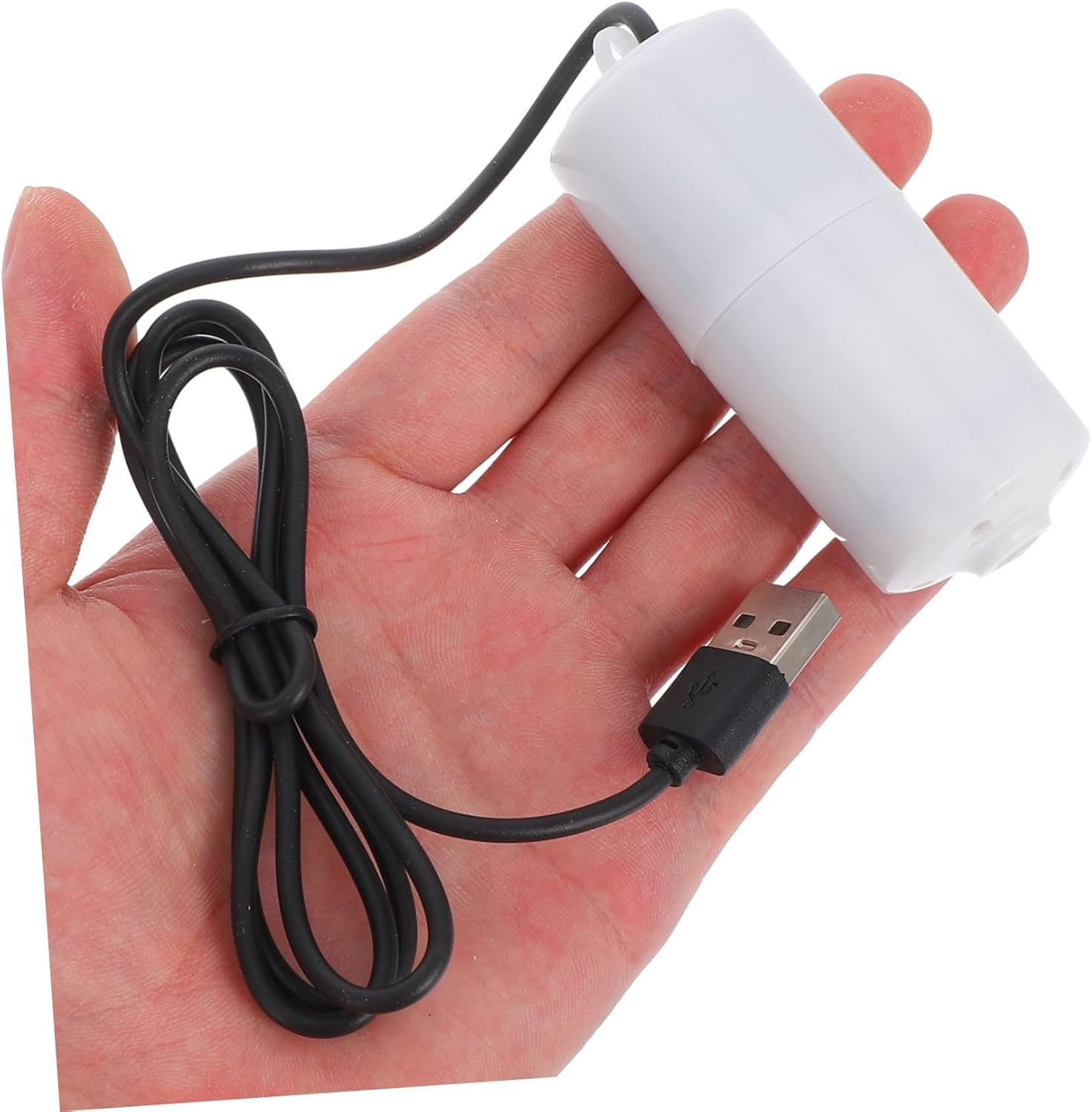 COHEALI Portable USB Small Aquarium Air Pump Silent Oxygen Aerator for Fish Tank with Shock-Absorbing Pad Efficient Plastic Bubbler for Indoor Aquatic Plants and Pets image number 4