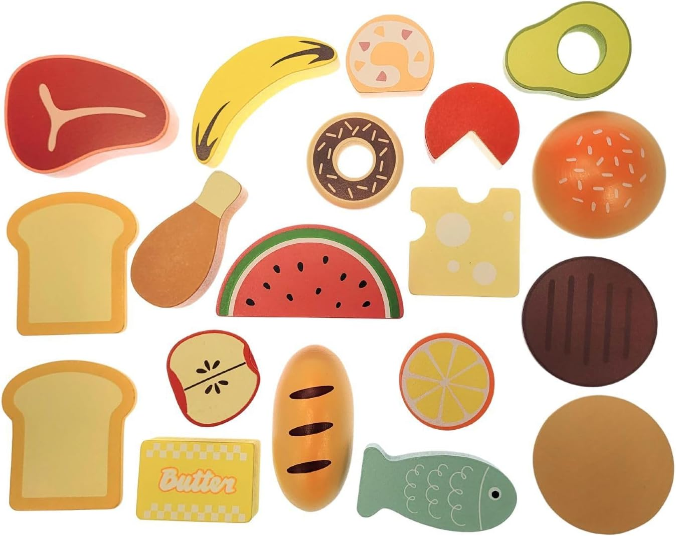 Tooky Toy TJ427 Grocery Store: Pretend Play Wooden Store with Groceries for Kids for Ages 3+ image number 6