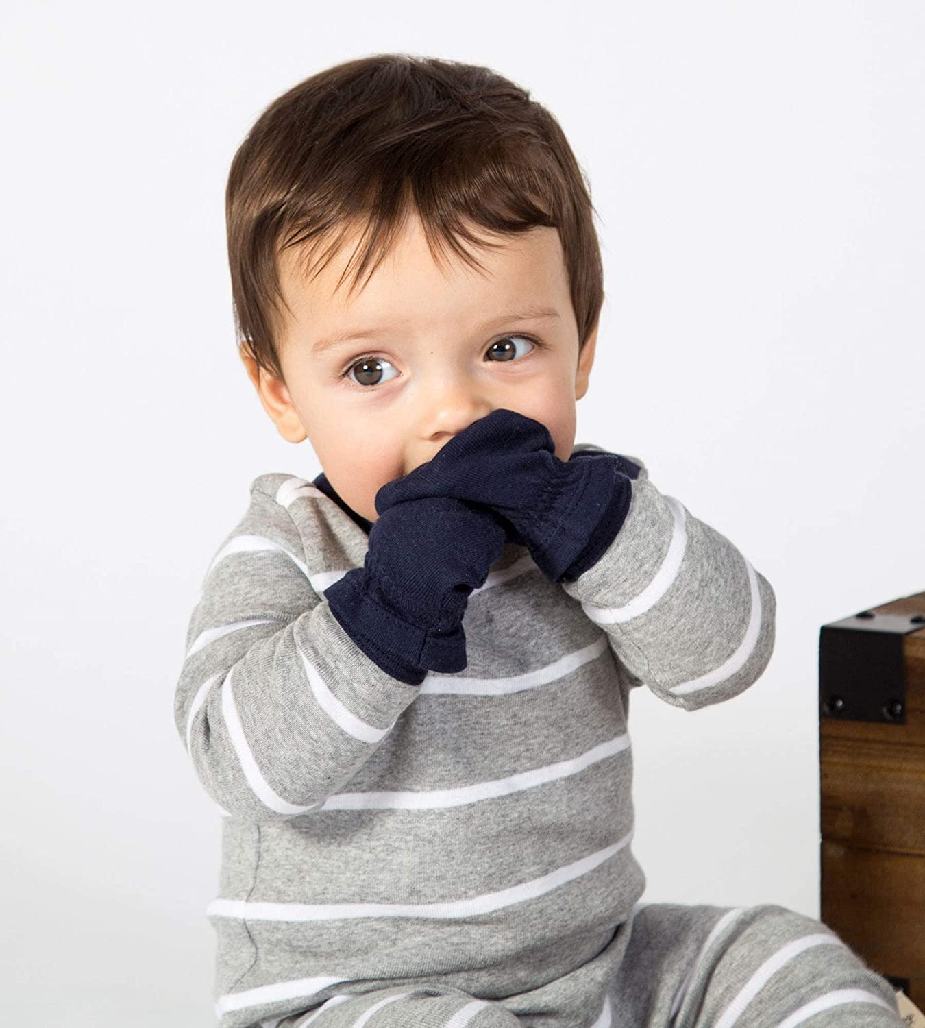 Burt'S Bees Baby Unisex Baby Mittens, No-Scratch Mitts, 100% Organic Cotton, Set of 3 Gloves