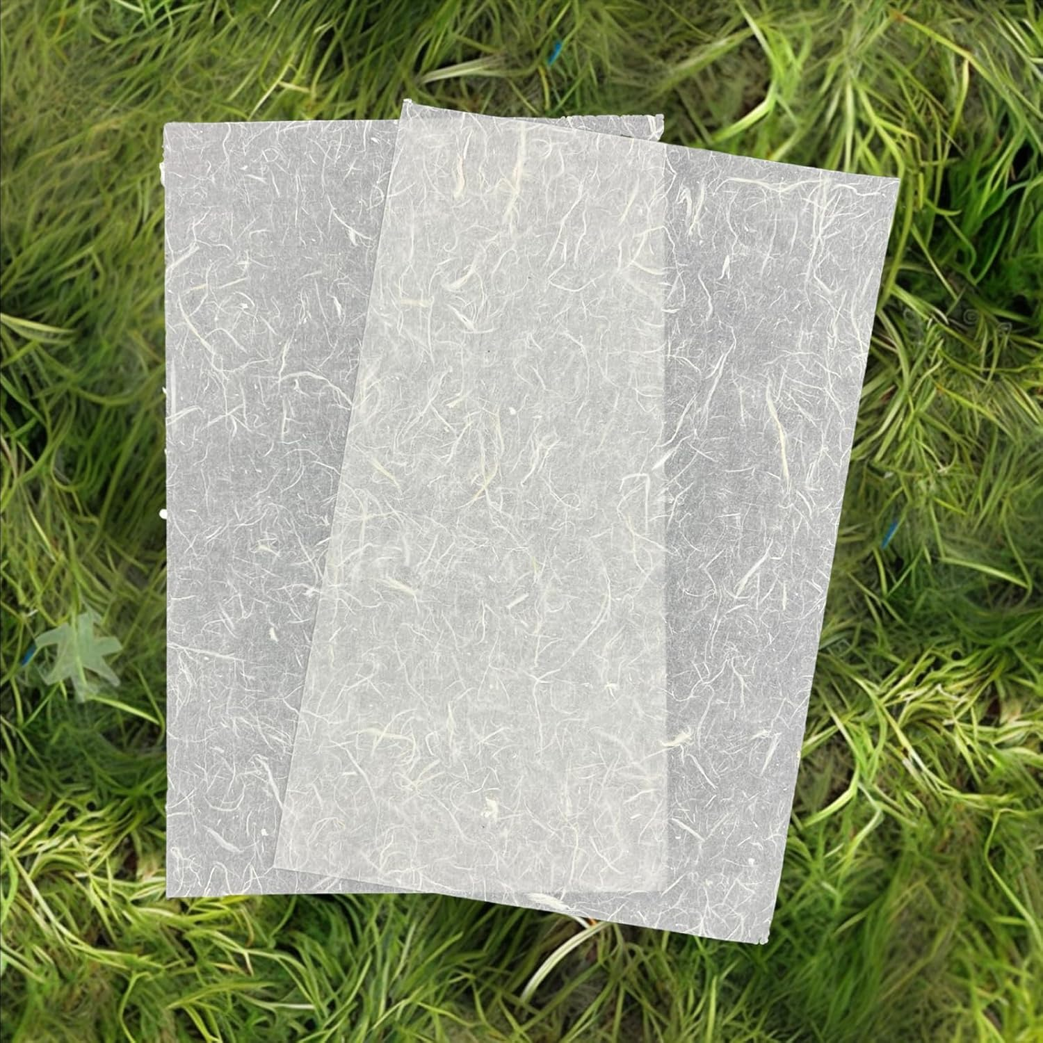 Vagocom 80 Sheets 11"X6.7" Mulberry Paper,Handmade Origami Paper Natural Fiber Rice Paper Sheets for Decoupage Paper,Diy Art Crafts(28X17Cm) image number 5