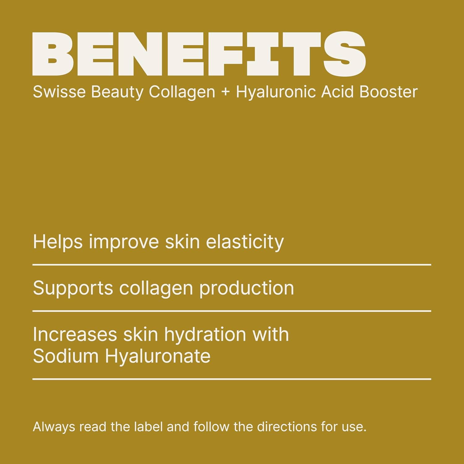 Swisse Beauty Collagen + Hyaluronic Acid Booster 80 Tablets for Skin image number 3