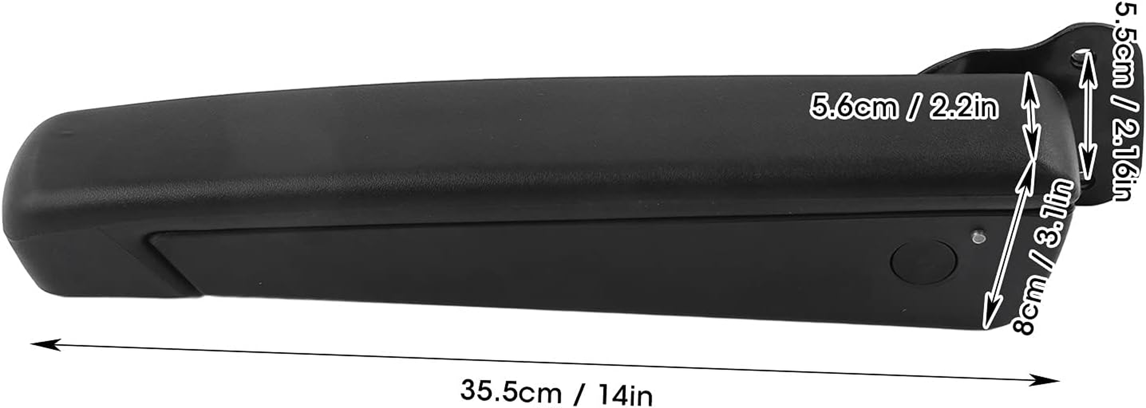 Car Arm Rest, Universal Black 2PCS Left Right Flexible Armrest Shock Absorption for Boats for Automobiles image number 4