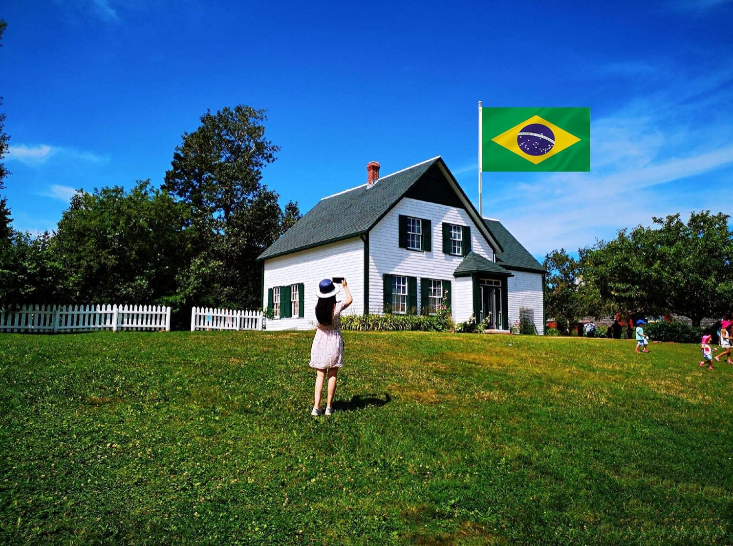 LARGE Brazilian Flag, 3X5Ft Brazil Flags Banner for Indoor Outdoor Decoration of Canada Yards.Parade or Express Mood image number 2