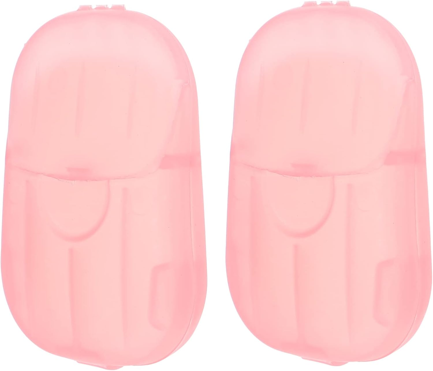 Kisangel Soap Flakes Travel Soap Travel Hand Soap Hand Cleaning Soap Portable Scented Soap Paper Hand Wash Soap Foam Hand Soap Travel Hand Foam Soap Plastic Pink