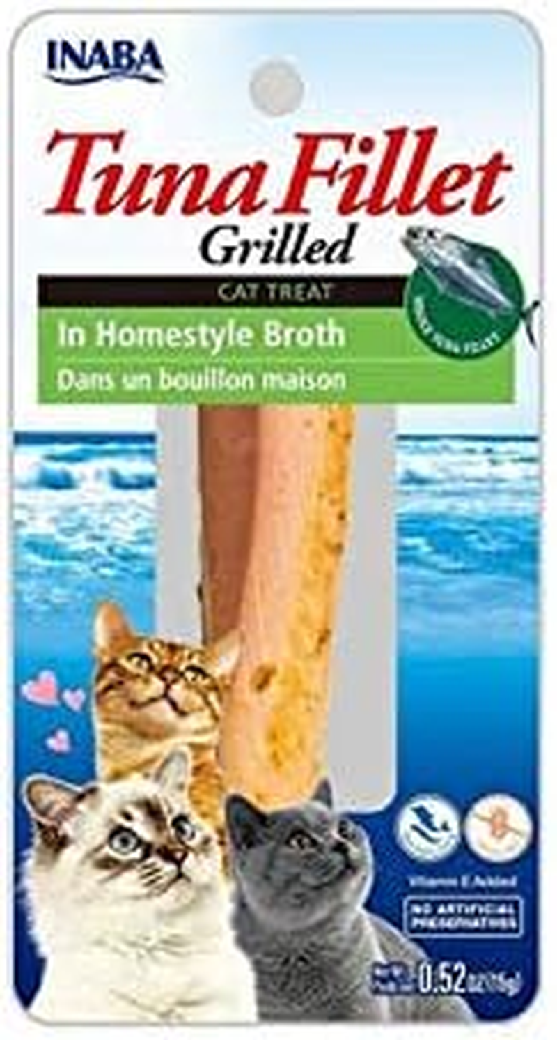 Inaba Tuna Fillet in Homestyle Broth (Cat Treat) 6X15G