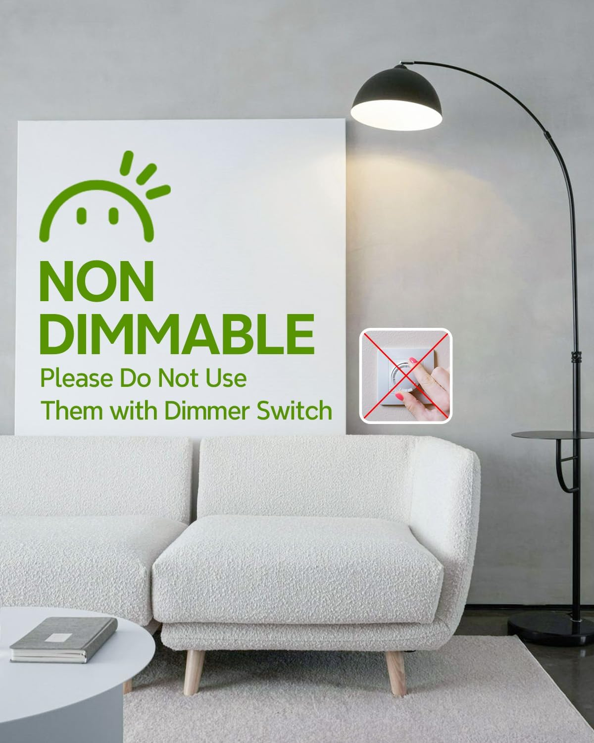 Brightark Energy Saving Light Bulbs, 11W E27 LED Bulbs Cool White 6500K, E27 ES CFL Low Energy Light Bulbs 11W=60W, 3U CFL Compact Fluorescent Stick Bulbs, Non-Dimmable, 4 Pack image number 1