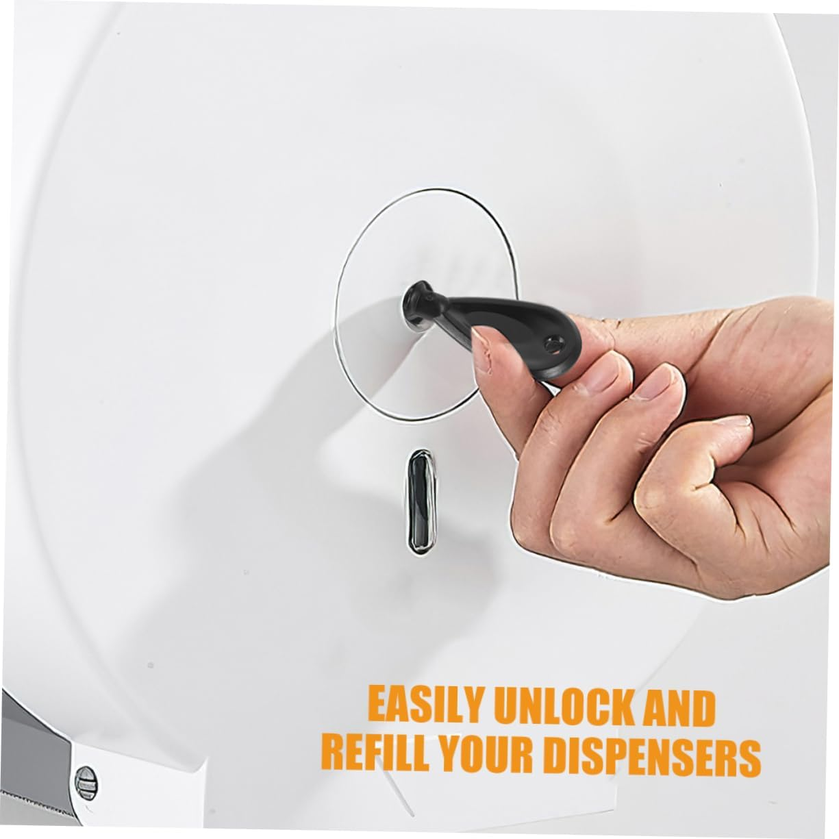 3Pcs Paper Towel Dispenser Key Paper Towel Key Tissue Dispenser Tissue Box for Home Office image number 4