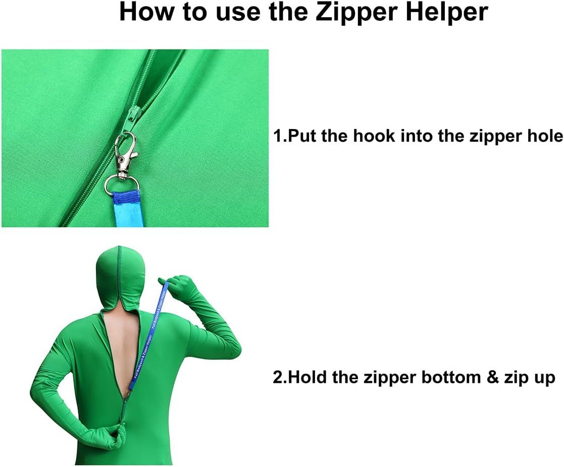 Full Bodysuit Unisex Spandex Stretch Adult Costume Zentai Disappearing Man Body Suit