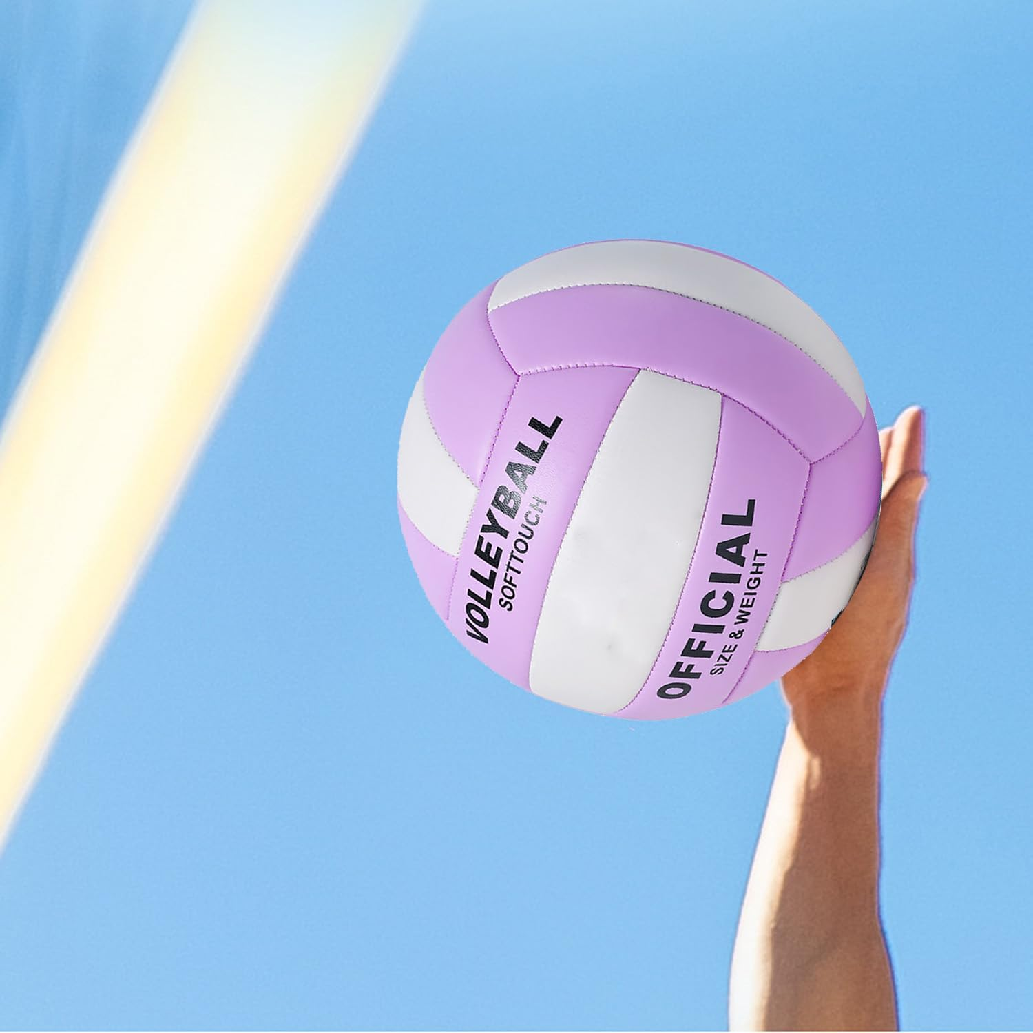 ABAJI Volleyball Official Ball Thicker PU Waterproof Anti-Explosion 15+ Years Kids Girls Boys Indoor Training Game Outdoor Sand Beach Pool Play Pump Needle image number 6