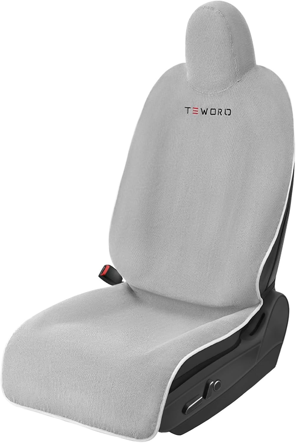 Premium Microfiber Towel Tesla Model Y Juniper/3 Seat Cover, Waterpooof | Sweatproof | Machine Washable | Non-Slip, Seat Protector for Tesla Model 3/Y 2016-2025 Interior Accessories - (1Pack, Gray) image number 6