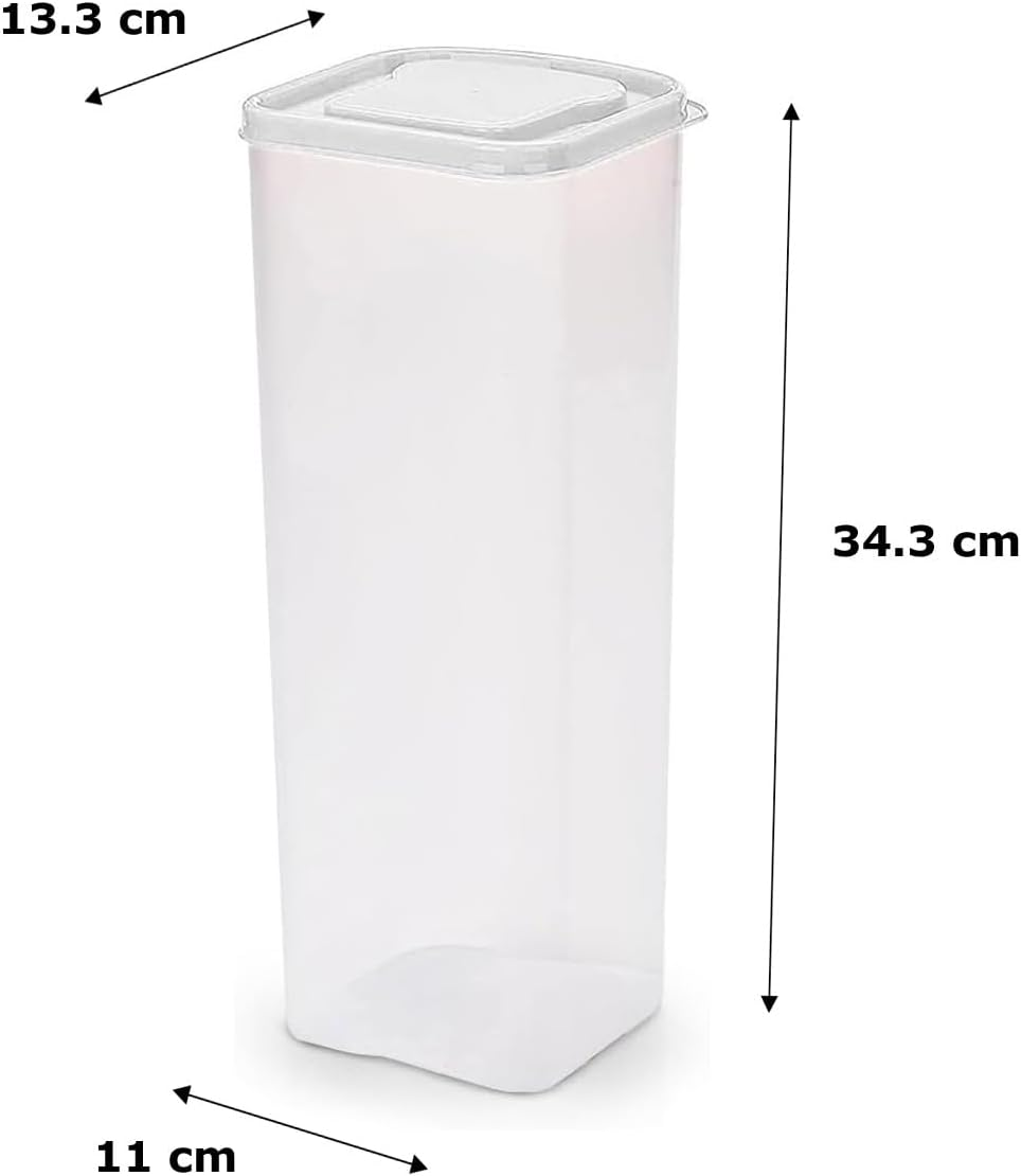 NDBOX Bread Container | Plastic Bread Box | Loaf Bread Storage | Sandwich Dispenser | Sliced Bread Saver Keeper (White Lid 2Pcs) image number 5