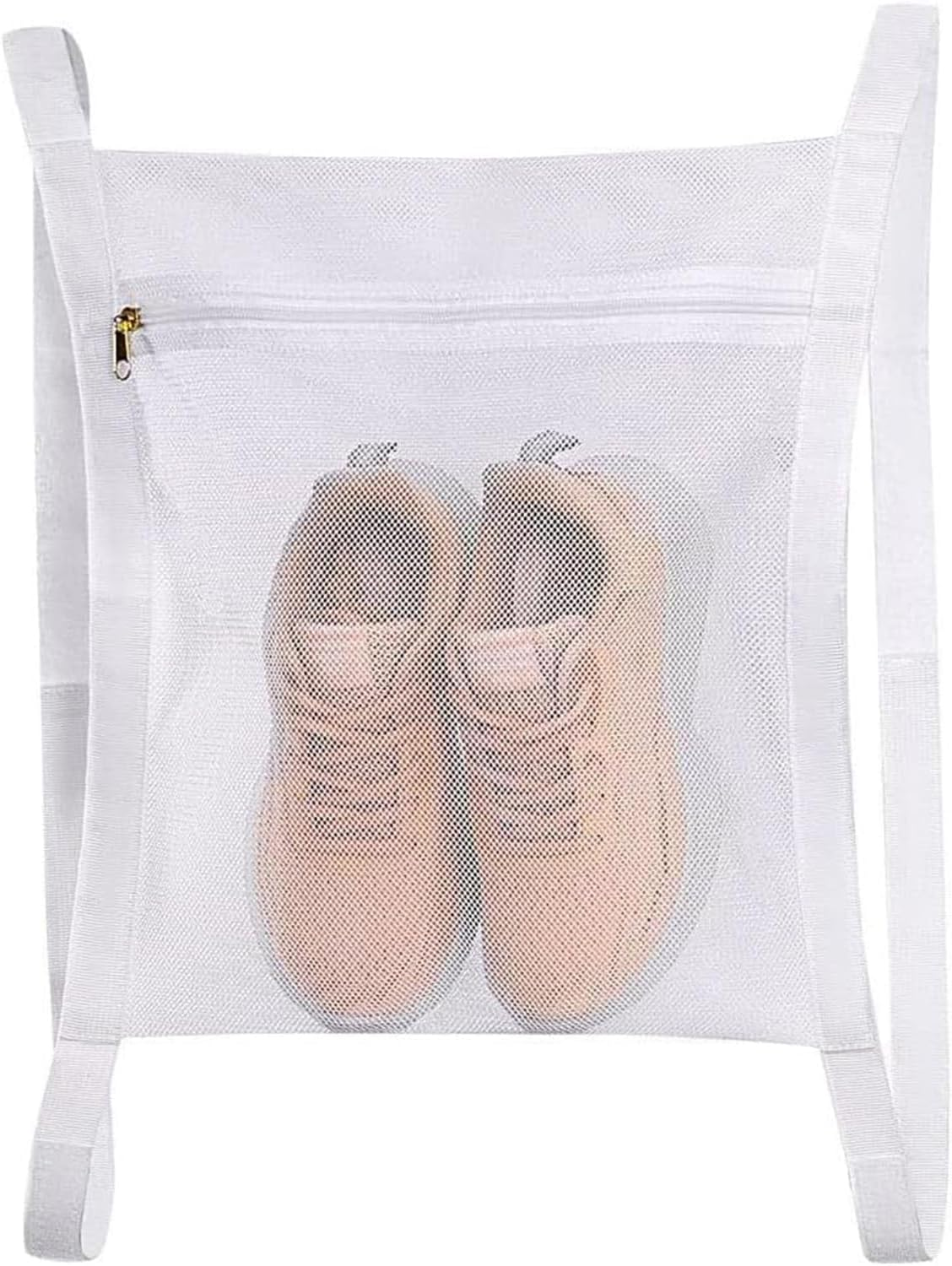 Sneaker Wash Dry Net Bag, 2Pcs Sneaker Mesh Bag, Large Mesh Bags,Laundry Bags Sturdy Drying Mesh Bags,Smooth Zipper Laundry Bags, Bag Sturdy Drying Mesh Bags image number 5