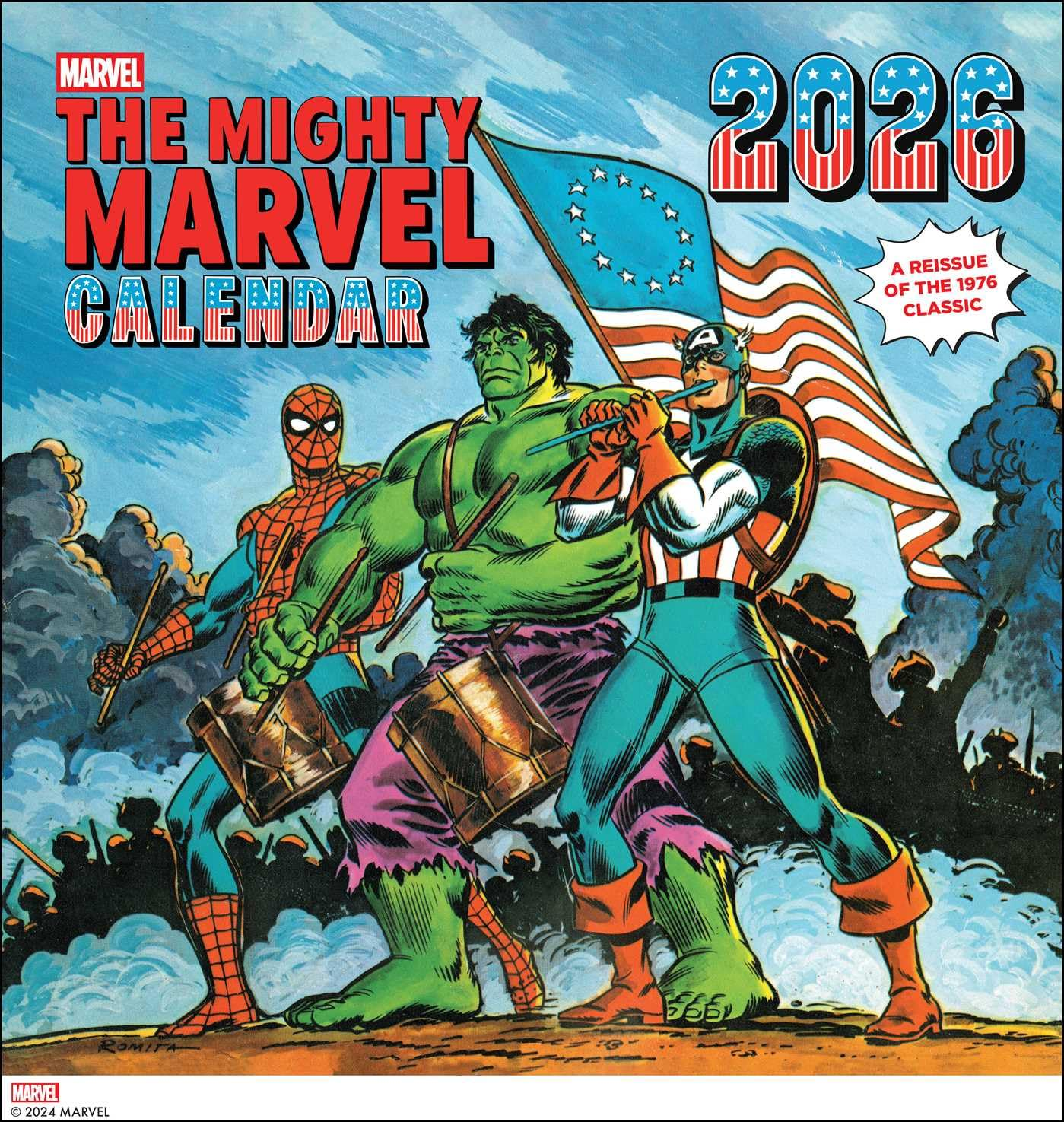 Mighty Marvel 2026 Wall Calendar: a Reissue of the 1976 Classic image number 3