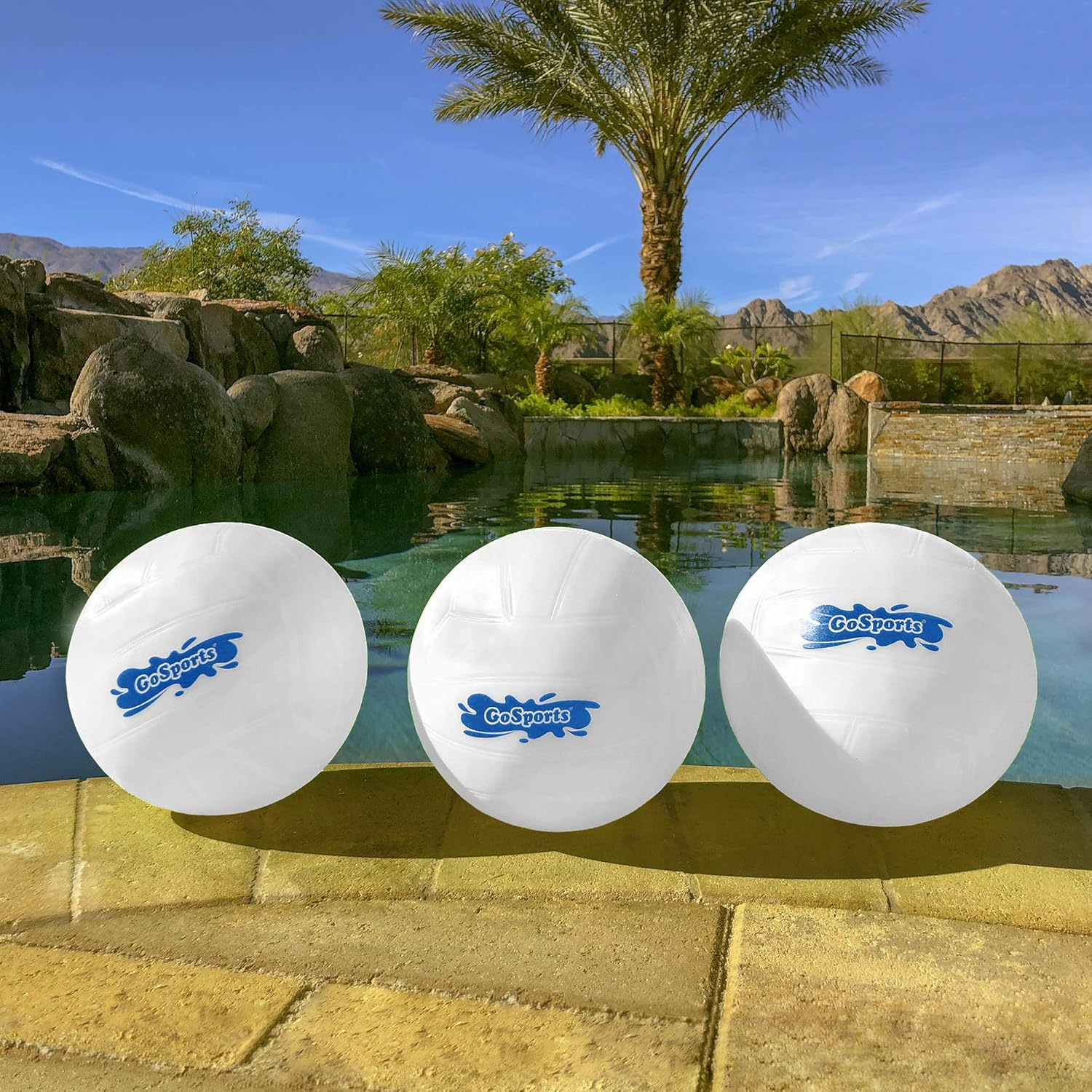 Gosports Water Volleyball 3 Pack Great for Swimming Pools or Lawn Volleyball Games image number 6