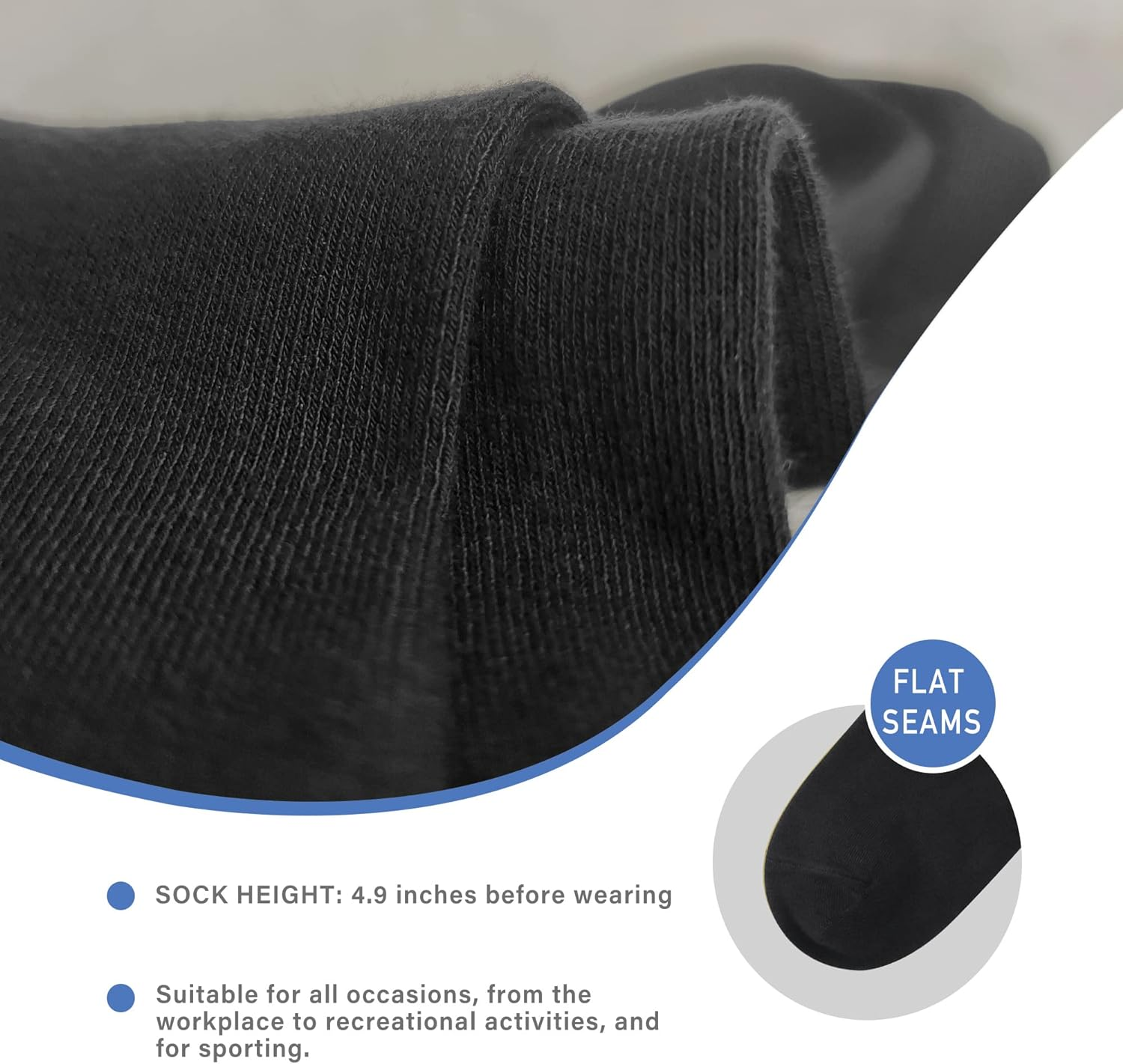 Bamboo Men Sock Breathable Sock Low Quarter Thin Ankle Sock Comfort Cool Soft Sock 5 Pairs