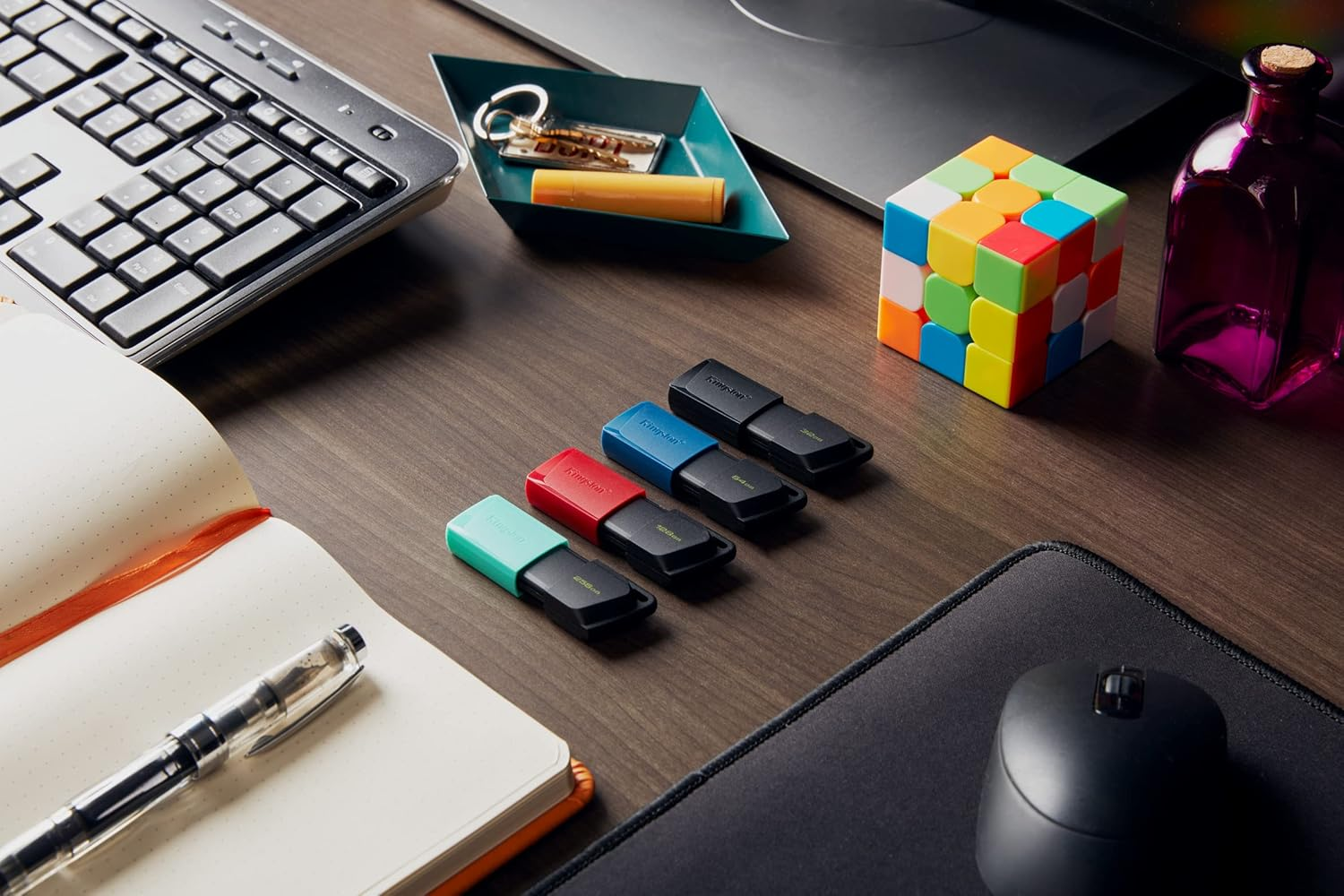 Kingston Exodia M 64B USB Flash Drive, Blue image number 5