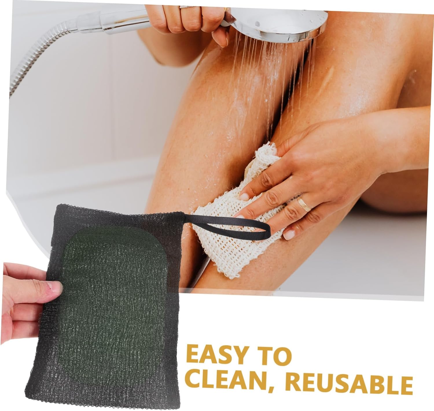 PAMINGONO 6PCS Exfoliating Soap Pouches for Bar Soap Portable Bags Drawstring for Shower and Travel Suitable for Shampoo Bars and Exfoliating Cleansing image number 4