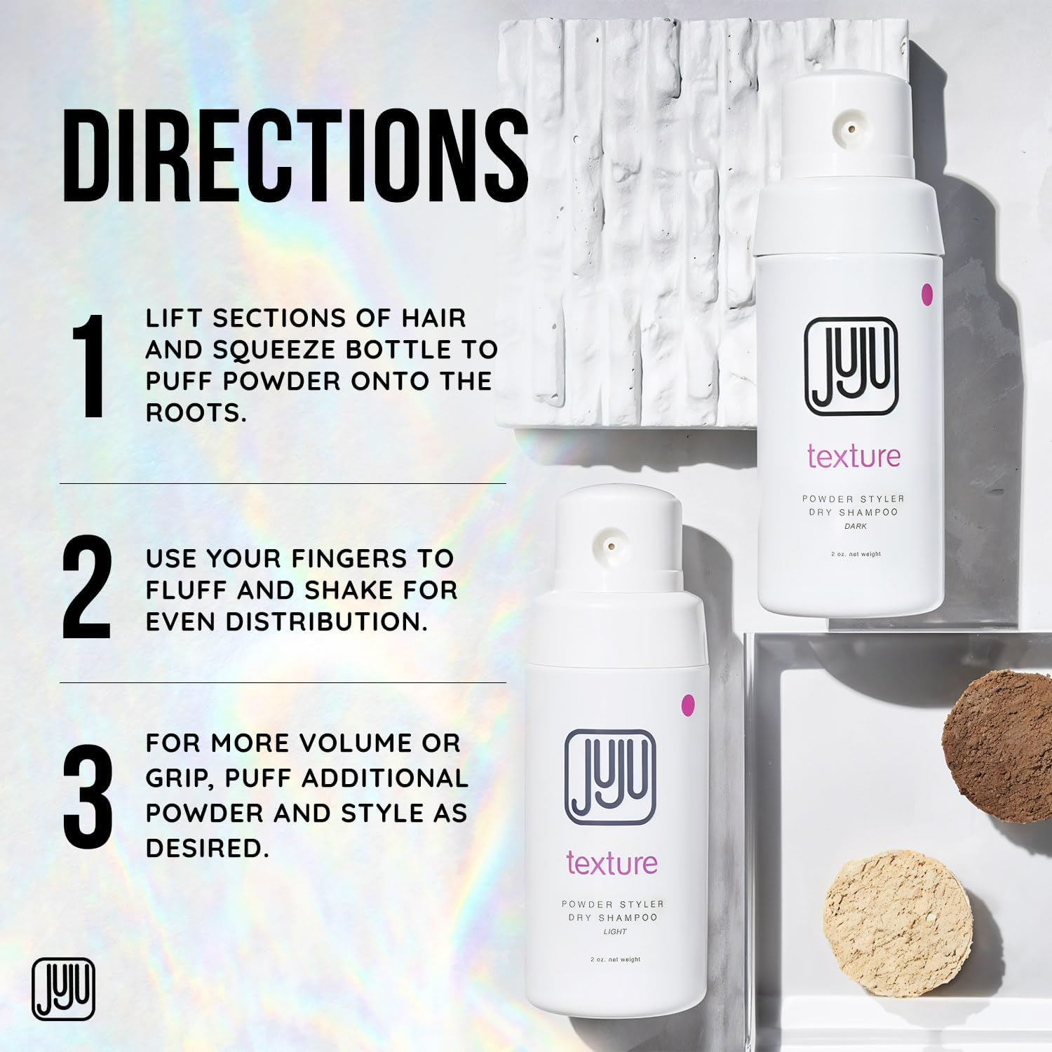 Texture Powder Styler/Dry Shampoo (Dark) - Dark image number 4