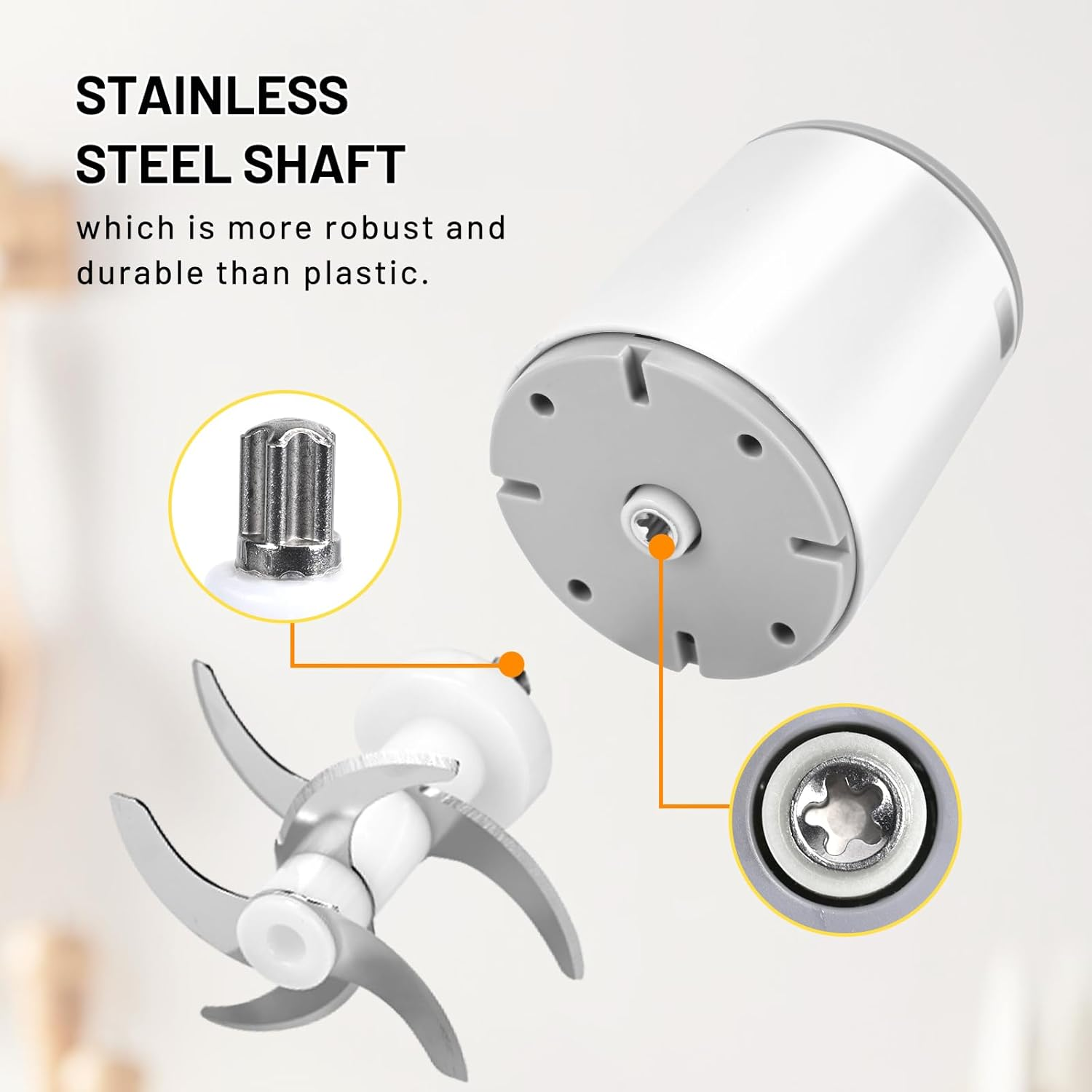 Congeowe Rechargeable Mini Food Processor, 2-In-1 Electric Chopper with 2 Glass Bowls (600ML+300ML), Cordless Vegetable Chopper for Onion, Garlic & Baby Food Maker image number 2