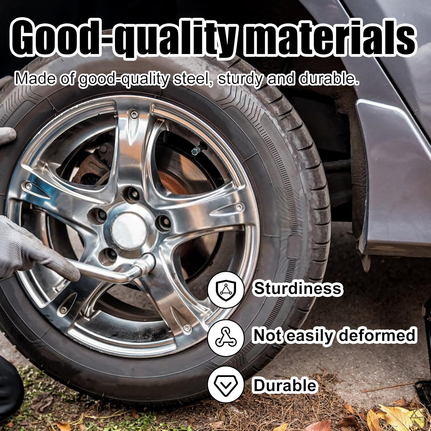 D-Wheel Locking Nut Removal Tool, Premium Durable Locking Wheel Nut Socket Adapter Practical Accessories for Dismantling & Installing image number 3