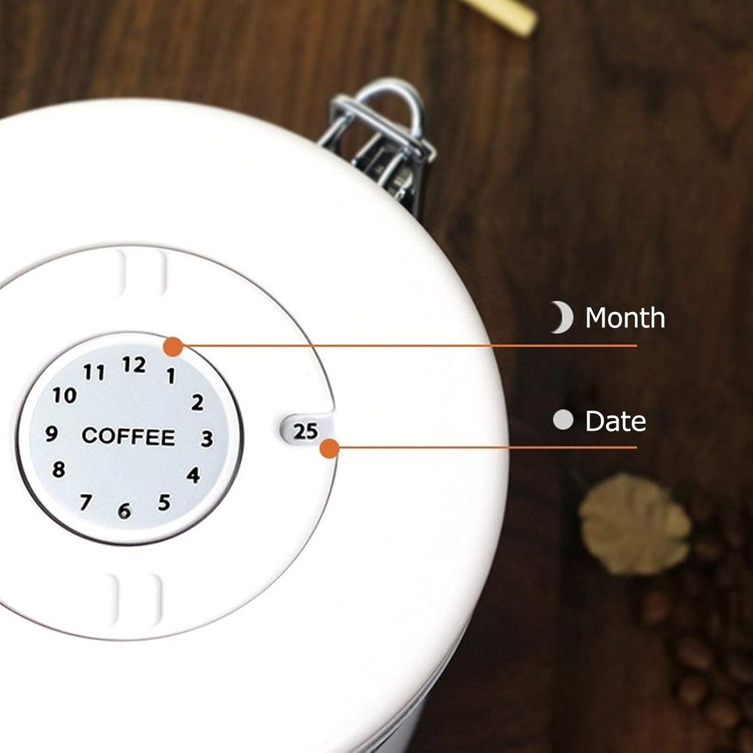 Coffee Bean Storage Container, with a Stainless Steel Coffee Spoon Portable Coffee Bean Canister, Dried Fruits for Coffee Beans Home Tea Leaves image number 2