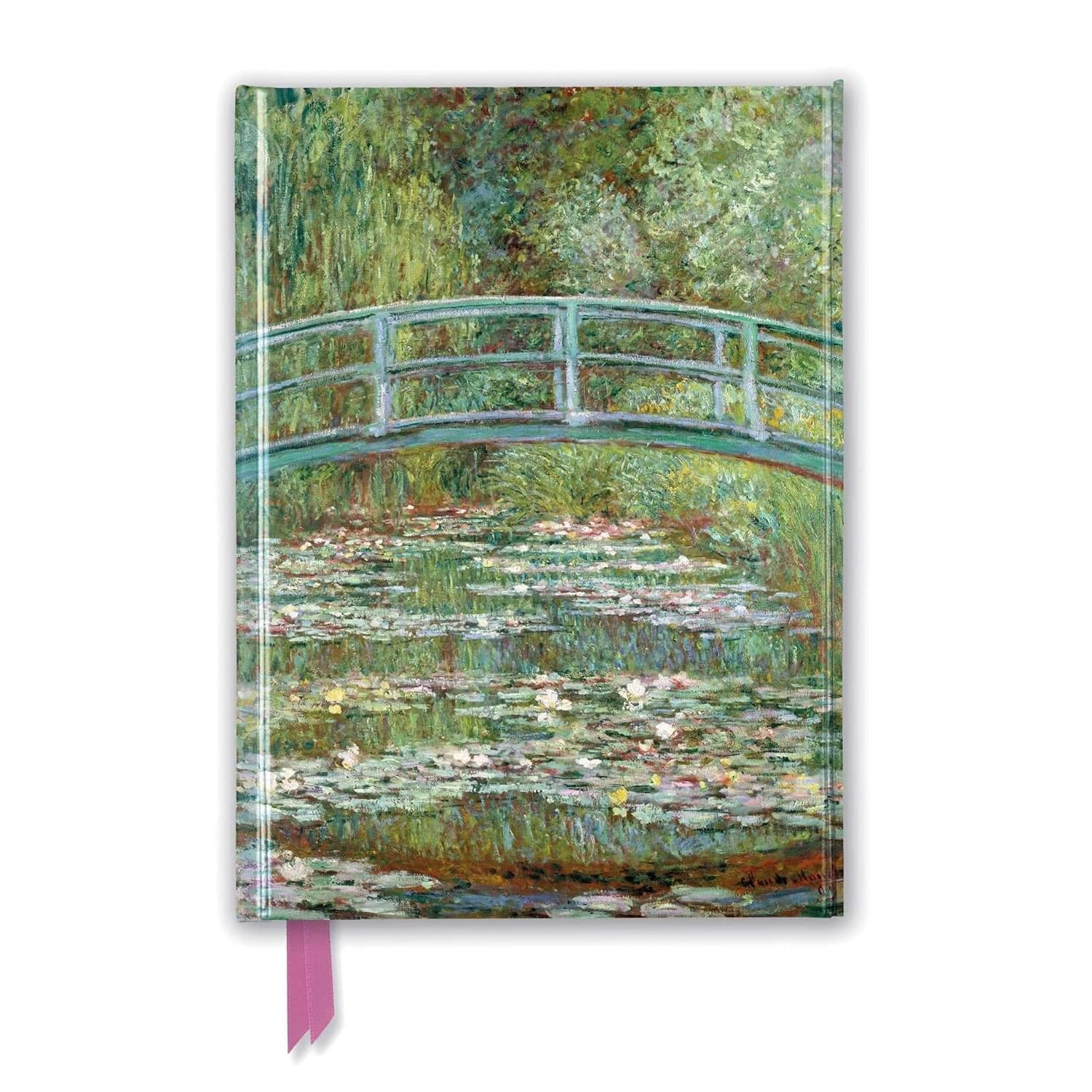 Foiled Journal #193: Bridge over a Pond of Water Lilies image number 3