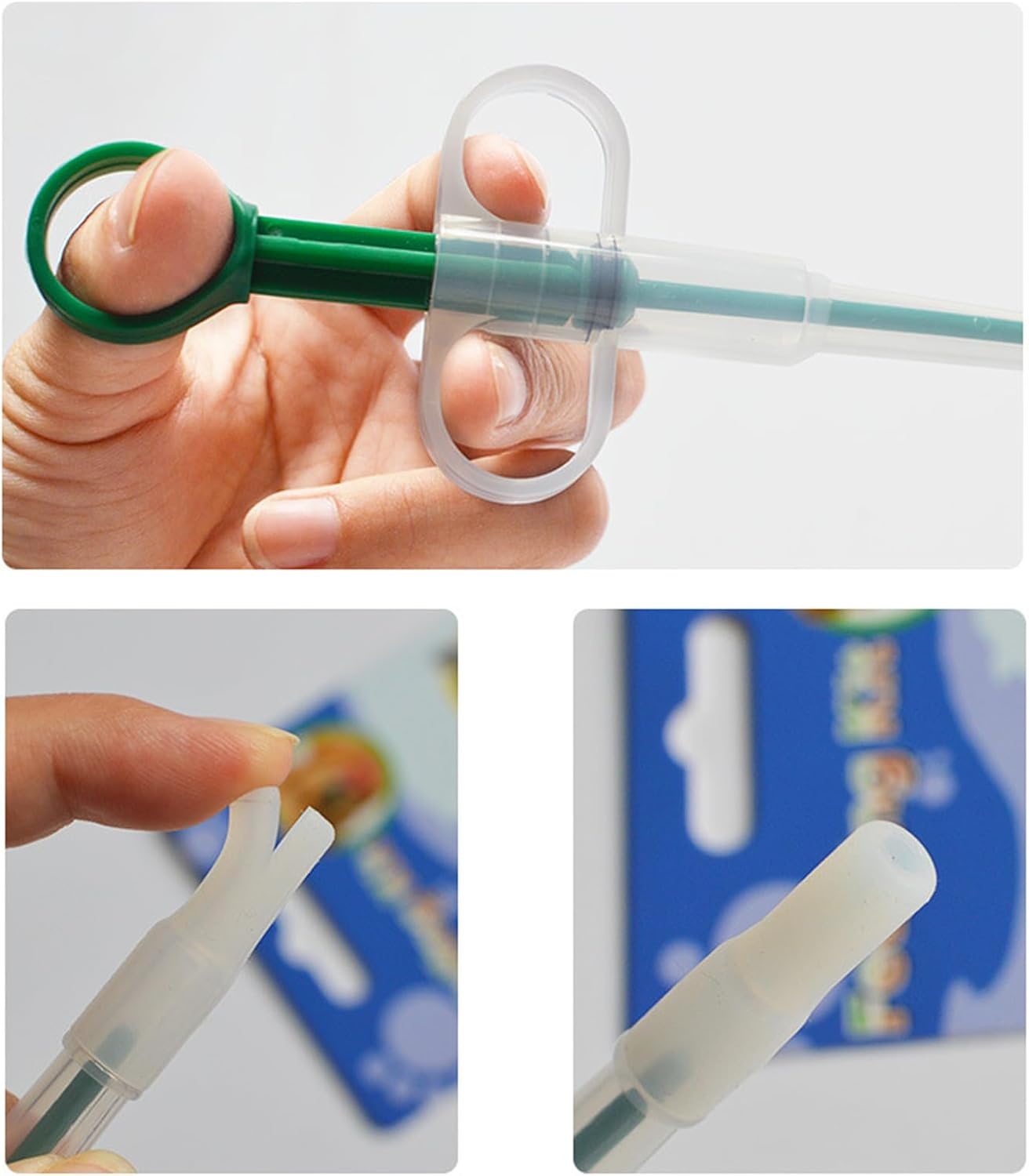 Pack of 3 Pet Medicine Syringe Tablet Dispenser Cat Pet Pusher Syringe Reusable Tablet Dispenser for Cats Dogs Puppies Small Animals Tablets Applicator Cat image number 6