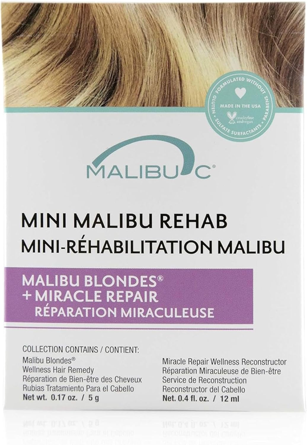 Malibu C Blondes Hair Repair Kit image number 1