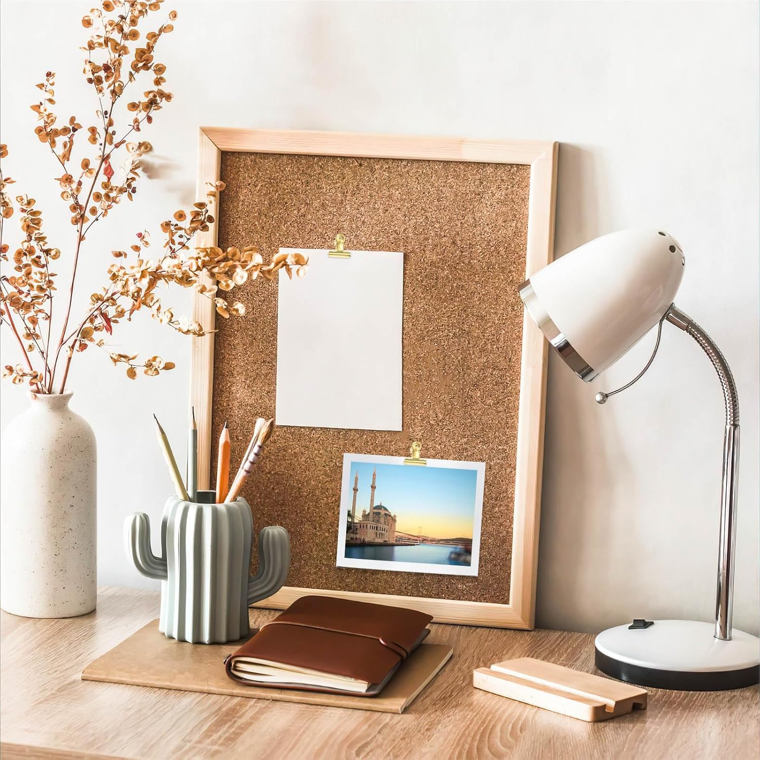 30 PCS Gold Push Pins, Heavy Duty Push Pins Clips, Thumb Tack Clips, Push Pins with Clips for Bulletin Board Decorations, Craft Projects, Artworks, Photos (Gold) image number 1