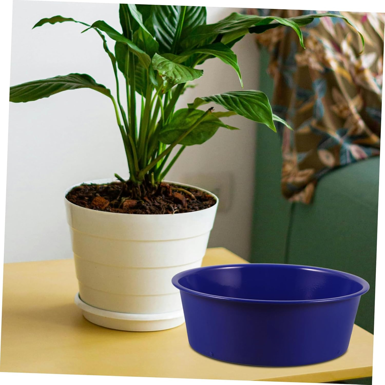 Kisangel Manual Soil Sifter for Garden Planting Fine Mesh Sieve Strainer Garden Sieve for Gardening Sifting Pan image number 2