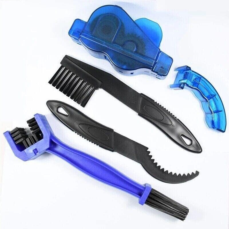 New Bicycle Chain Cleaner Bike Wash Tool Cycling Scrubber Cleaning Brushes Wheel - Universal Fit for Multi & Single-Speed Bikes image number 4
