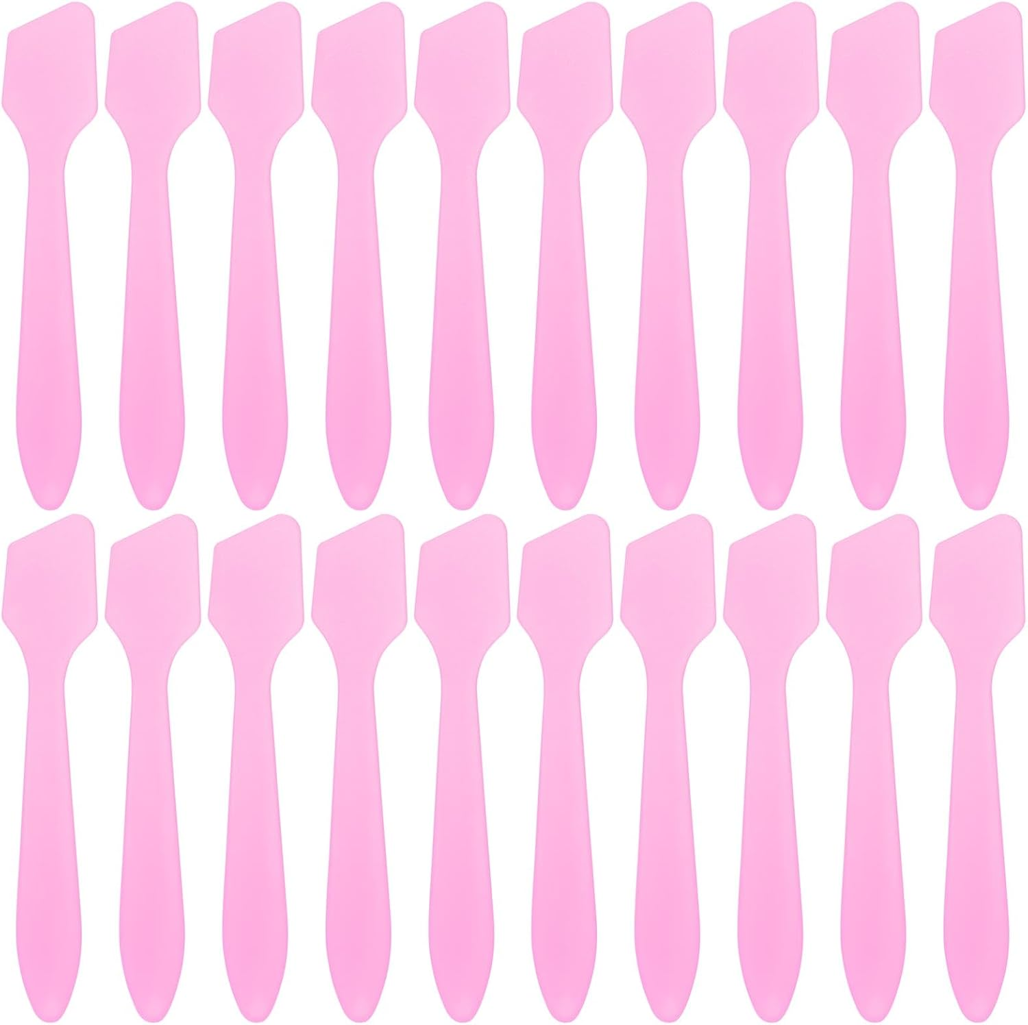 Tbestmax 300 PCS Mini Cosmetic Spatulas 3.2" X 0.6" Disposable Makeup Spatulas, Plastic Spatulas Pink Facial Creams Skin Care Spatulas image number 6